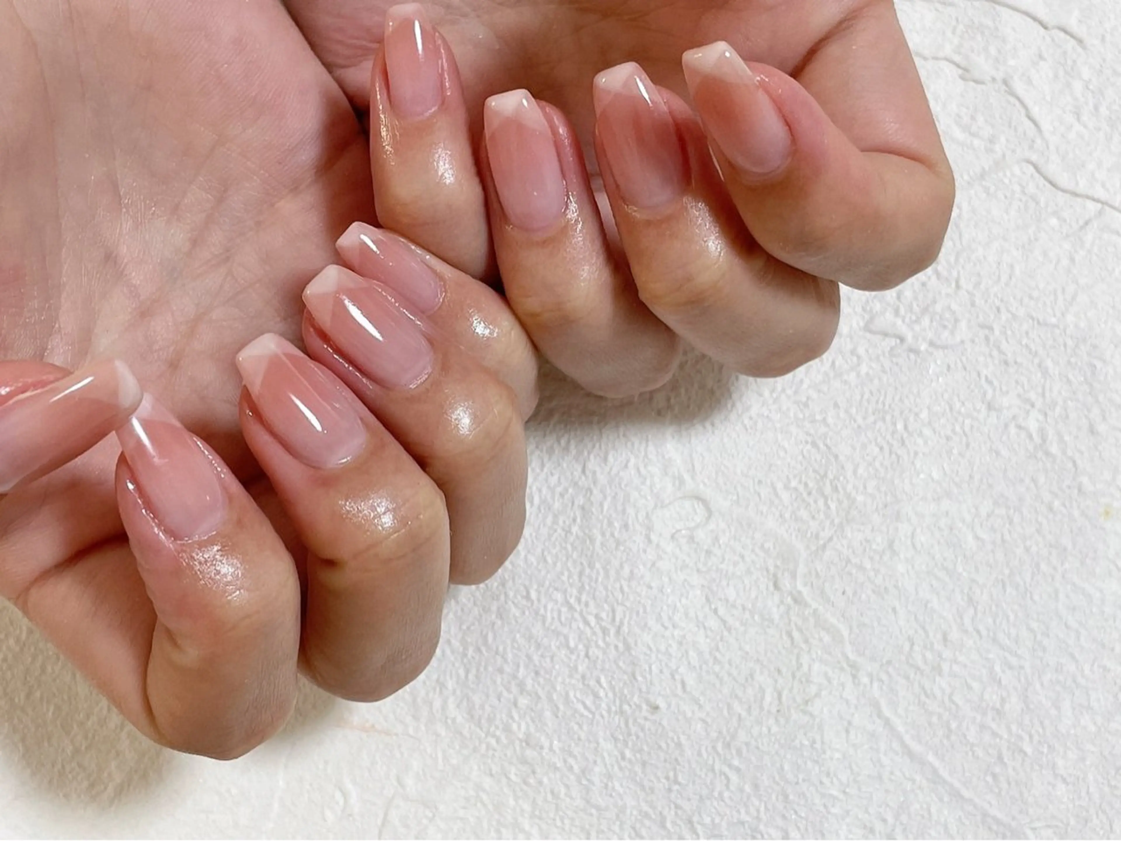 ネイル オーロラネイル フットネイル フレンチネイル ジェルネイル マグネットネイル kikinail 溝の口のネイルデザイン