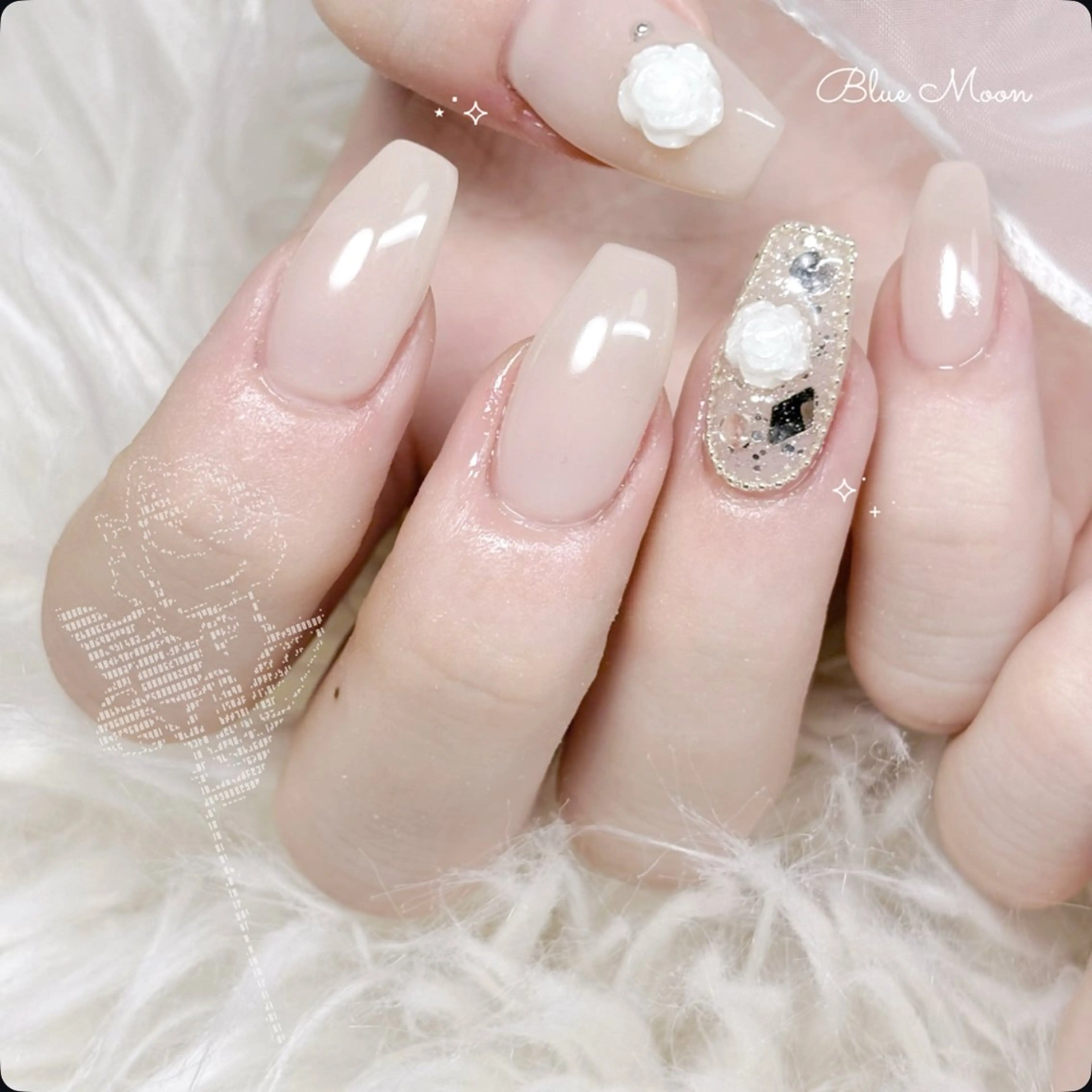 ネイル ハンドネイル フットネイル nail salon Blue Moonのネイルデザイン