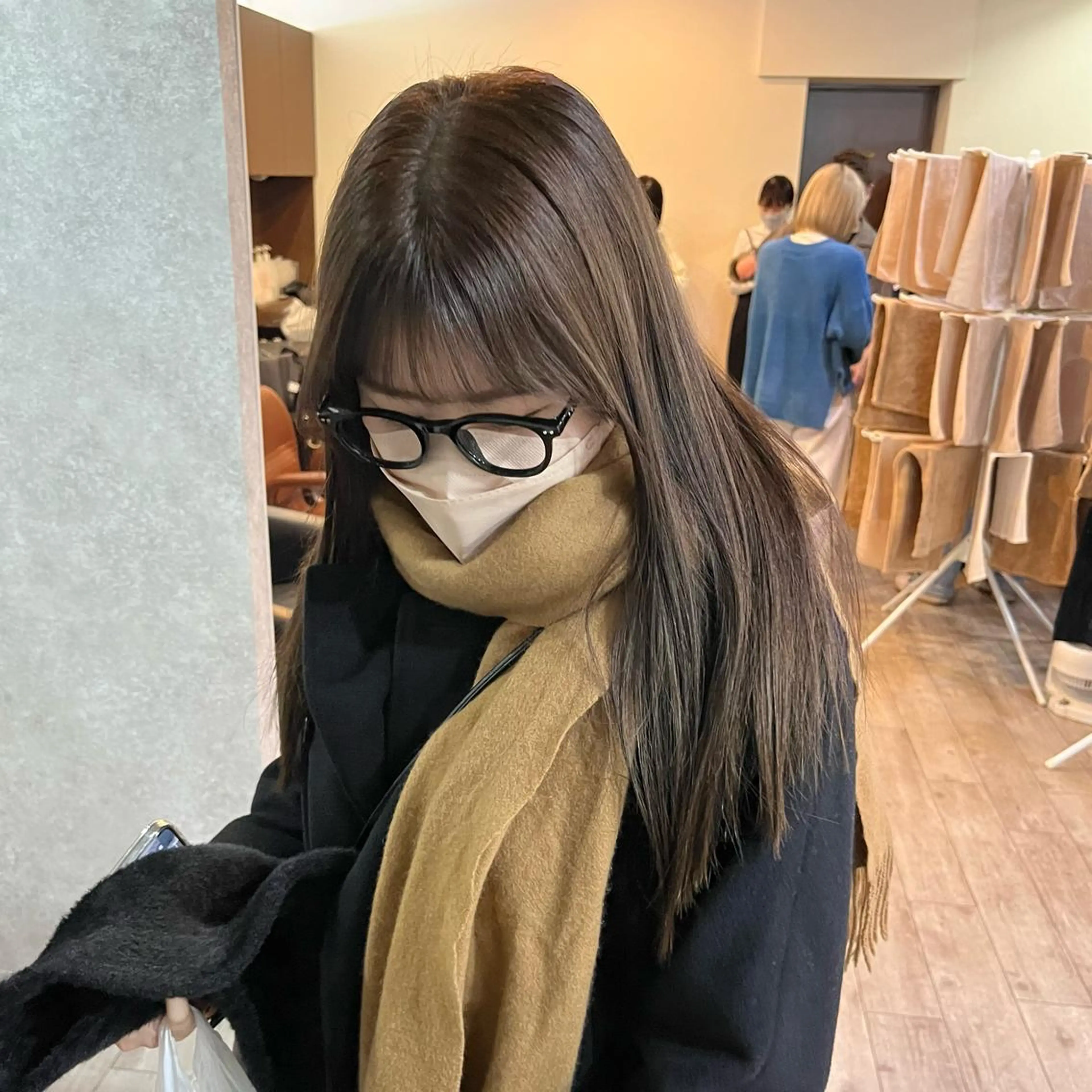 ロング カラー あ あのヘアスタイル