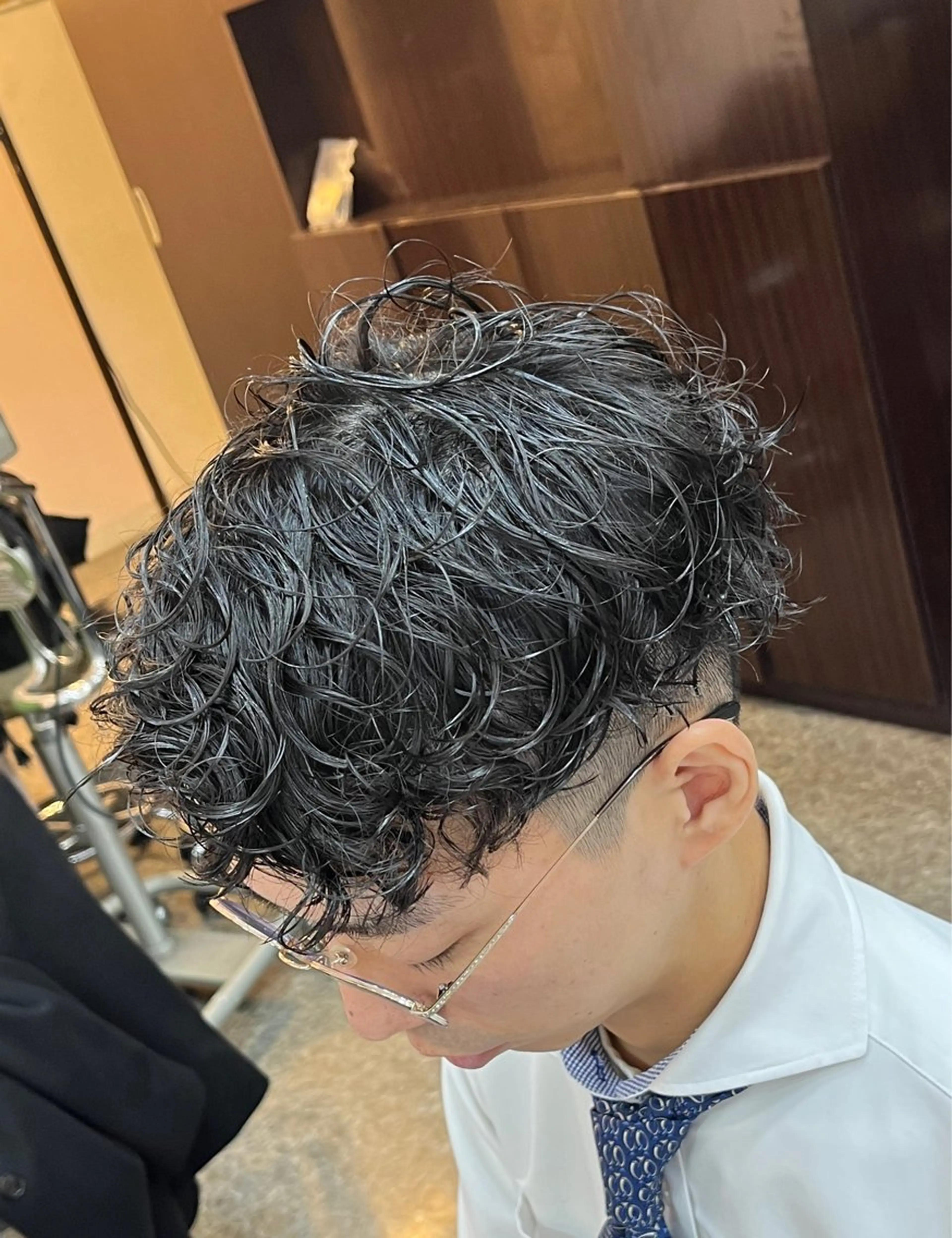 ミディアム パーマ CuMARi所属・🌈福本 裕也🌈のヘアスタイル