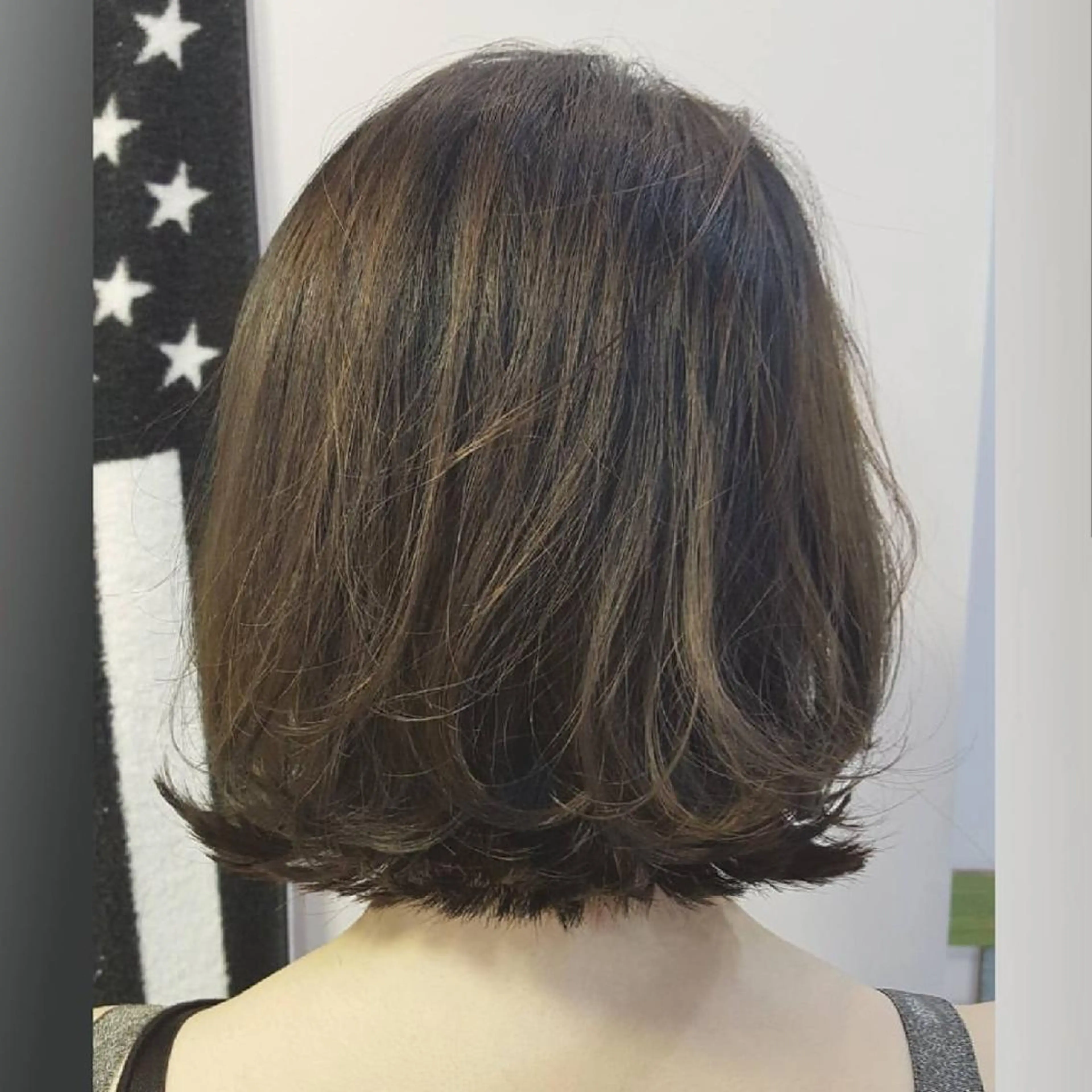 ミディアム カラー フリーランス所属・韓国ヘア レイヤー くびれヘアMATSUのヘアスタイル