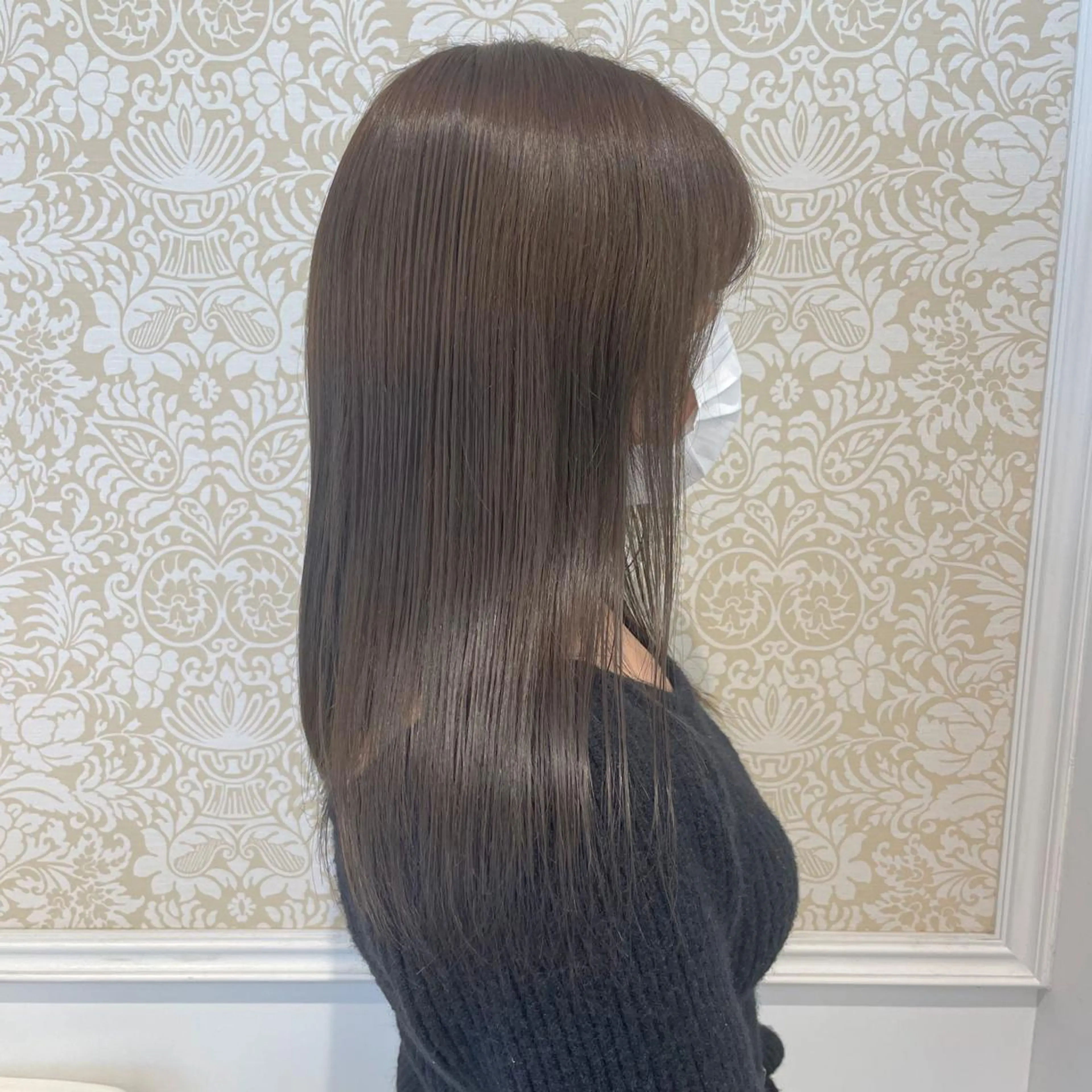 ロング カラー ヘアカラー トリートメント 髪質改善カラー💎 オオネヨシナリのヘアスタイル