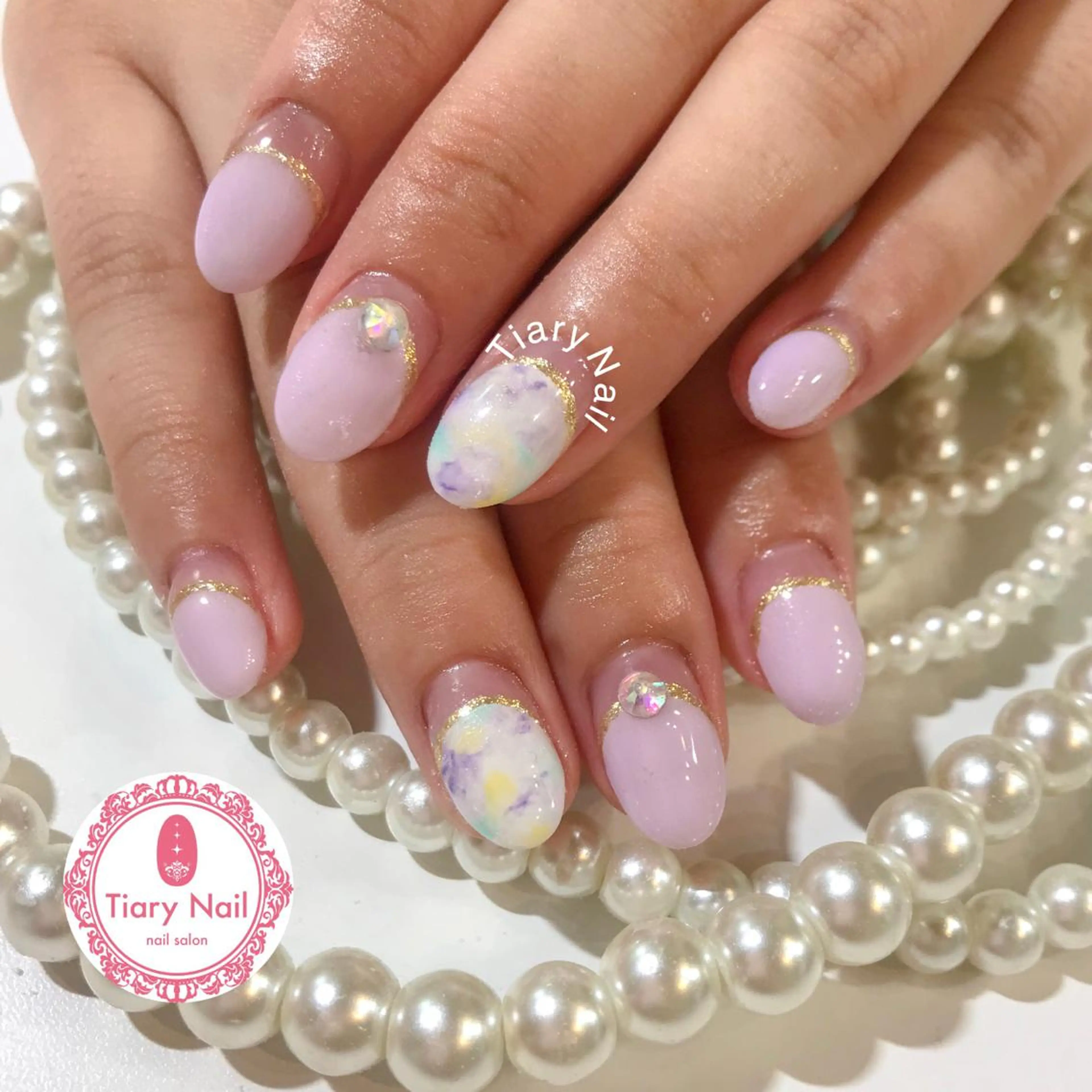 ネイル 💗🪽Tiary Nail🪽💗のネイルデザイン