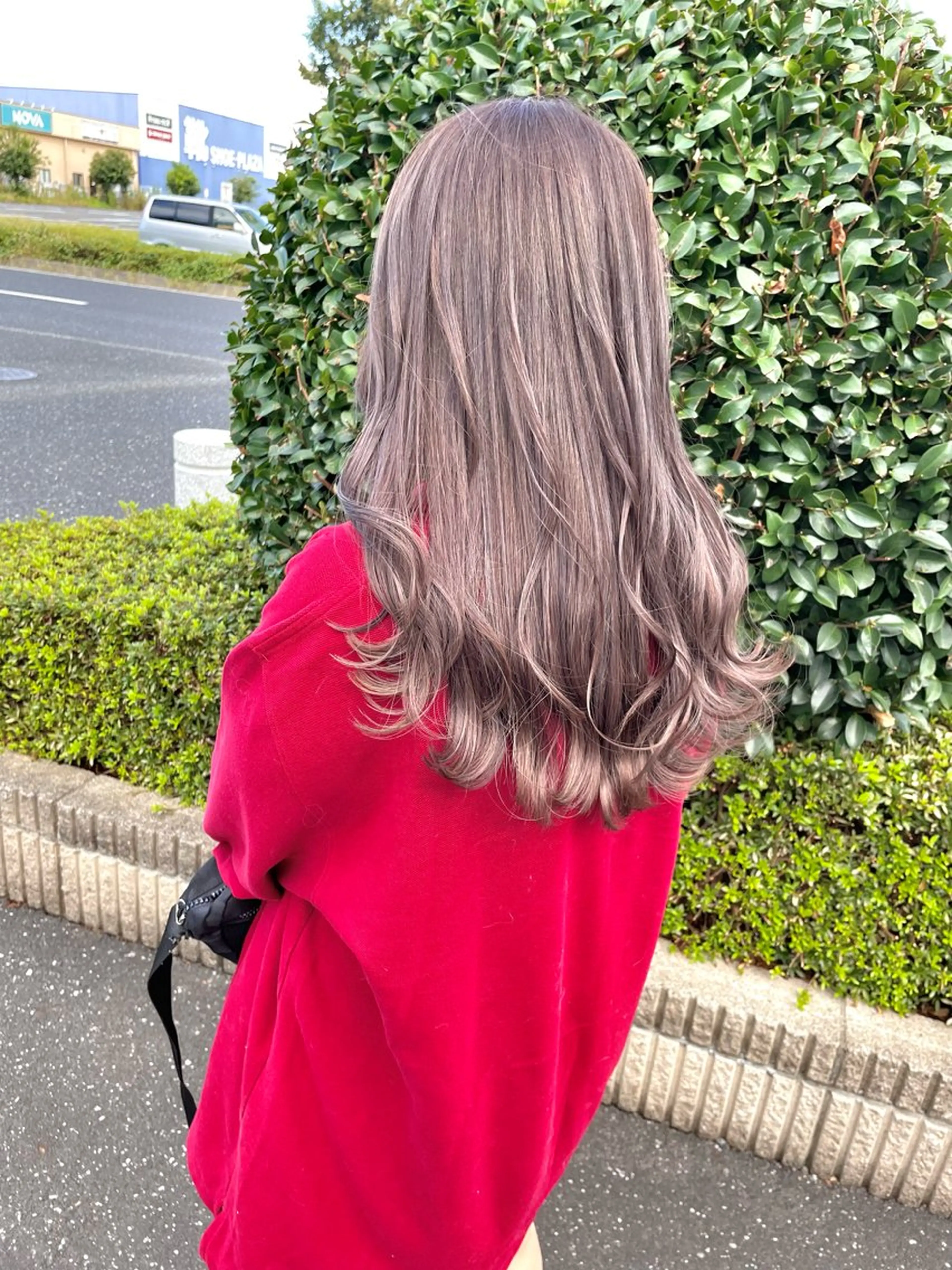 ロング カラー 猪股 稜斗のヘアスタイル