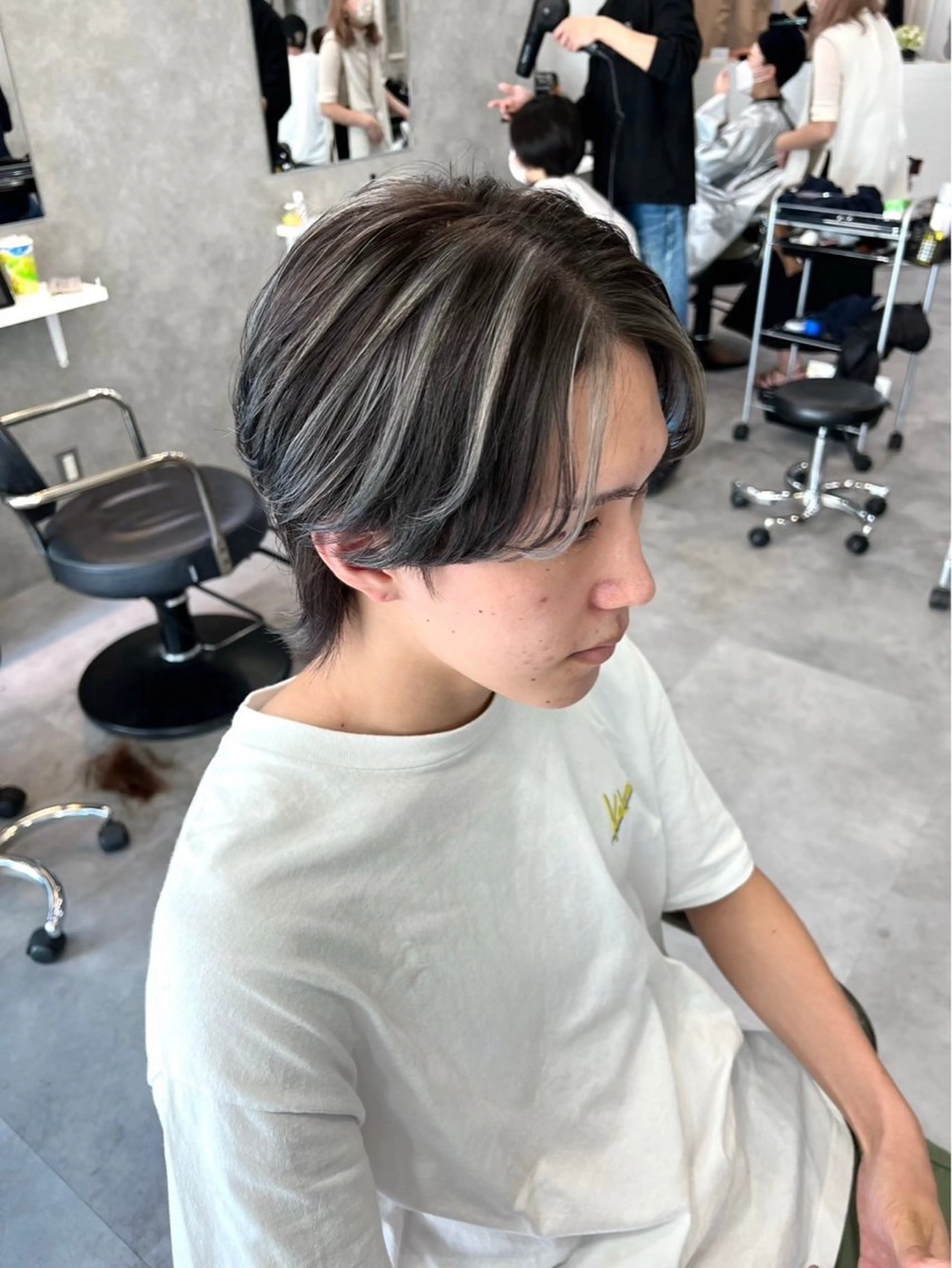 カラー メンズ カット ヘアカラー RAISE by_WHITEのヘアスタイル