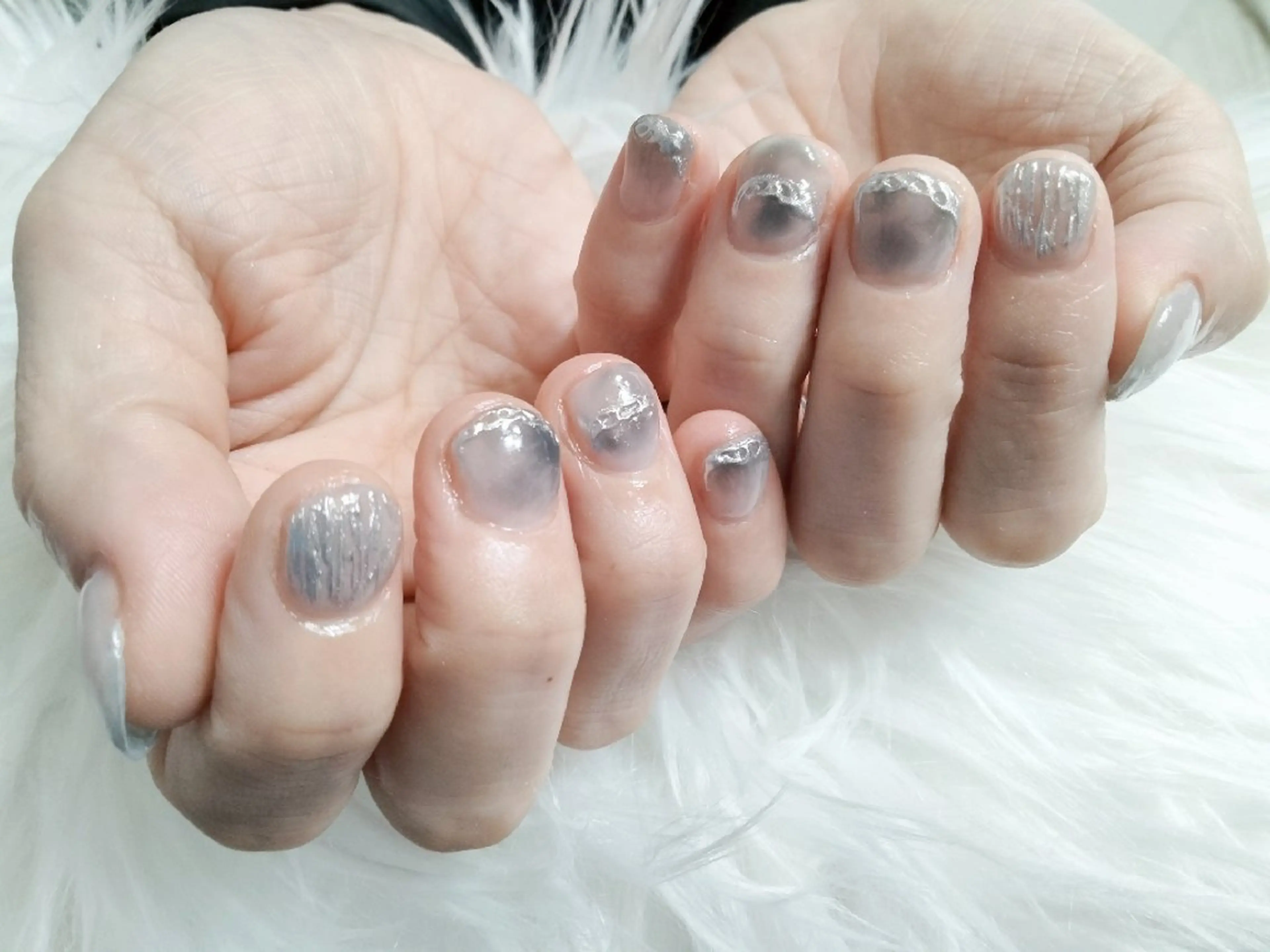 ネイル 長さ出し ショートネイル ハンドネイル ハンドケア Beaubie  nailサロンのネイルデザイン