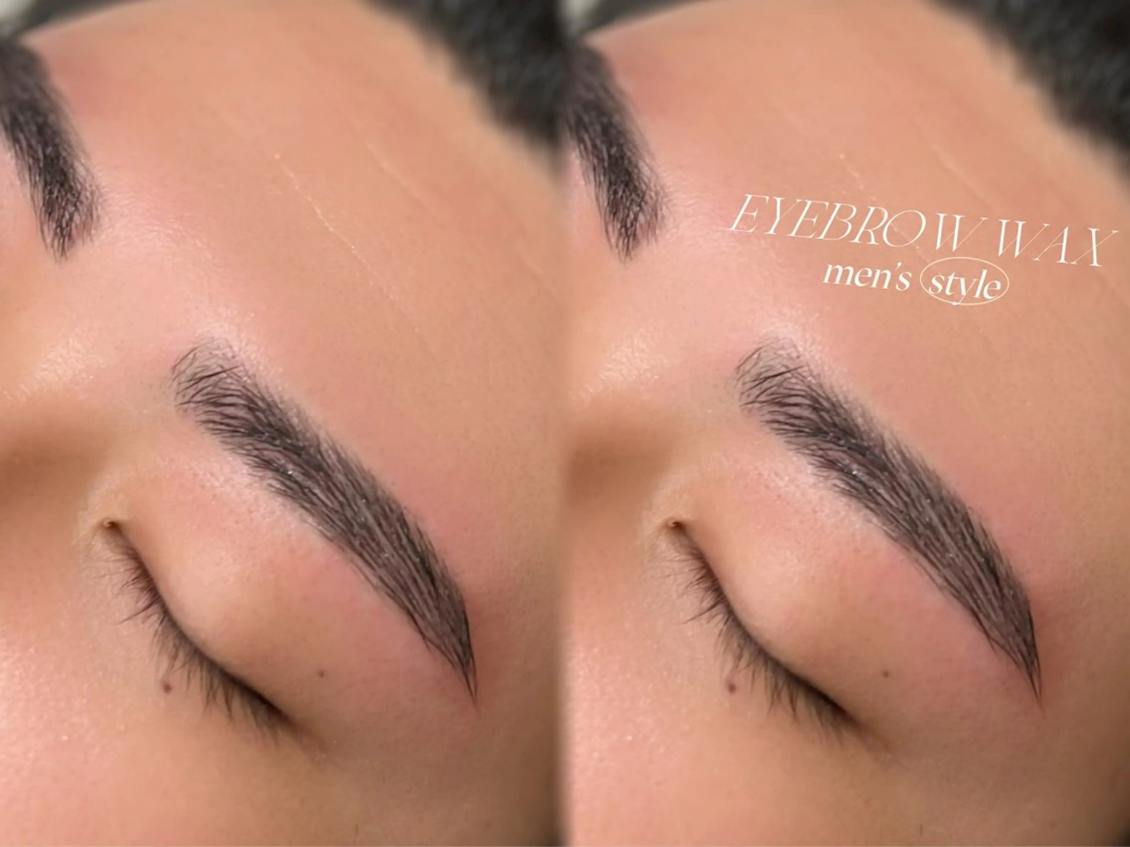 【メンズ専用👦🏻】🏹眉WAX🏹骨格に合わせたアイブロウ(毛量調節、カット込)の写真