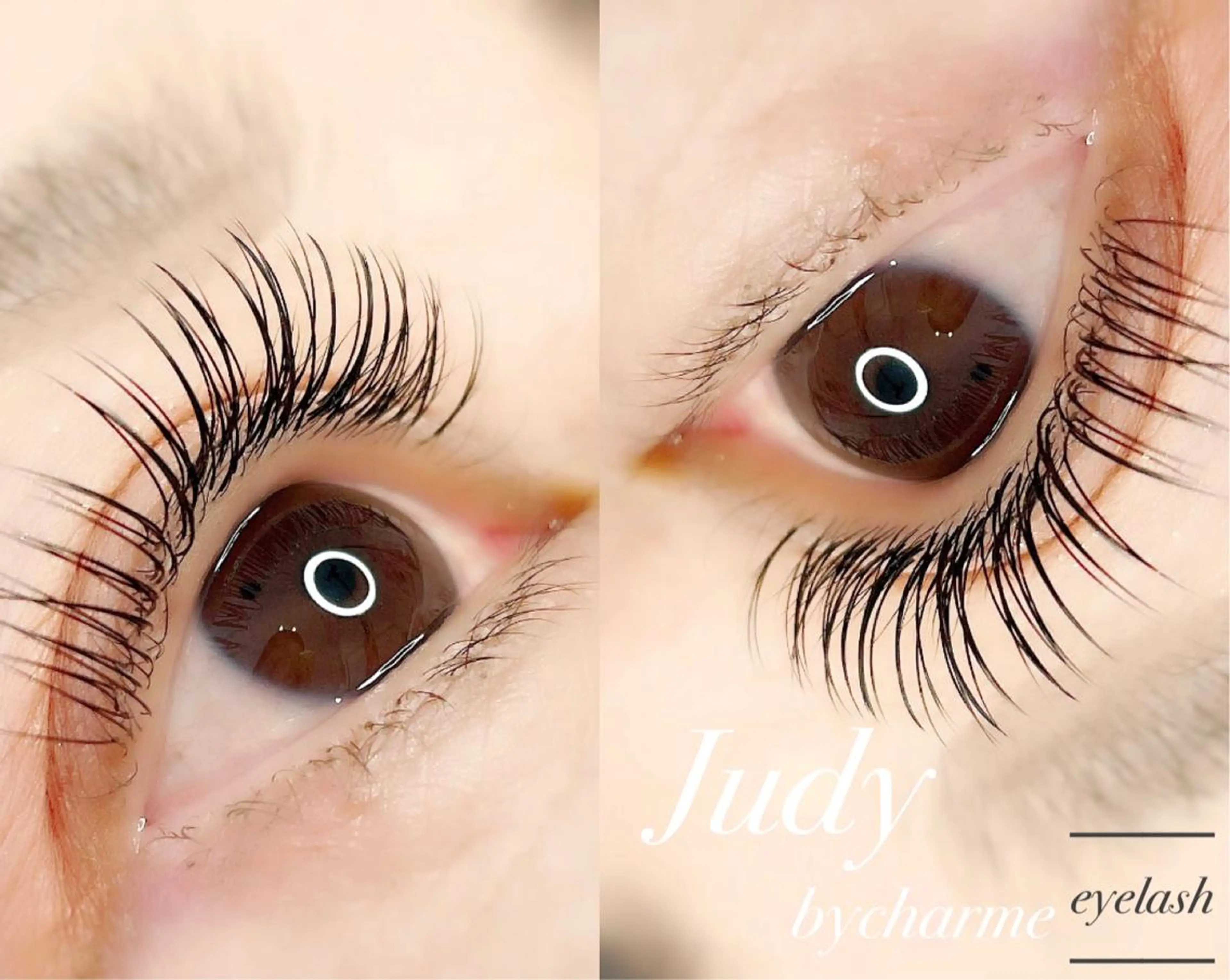 マツエク・マツパ 付け放題 フラットラッシュ パリジェンヌラッシュリフト セーブル マツエク Judy by charmeのマツエク・マツパデザイン