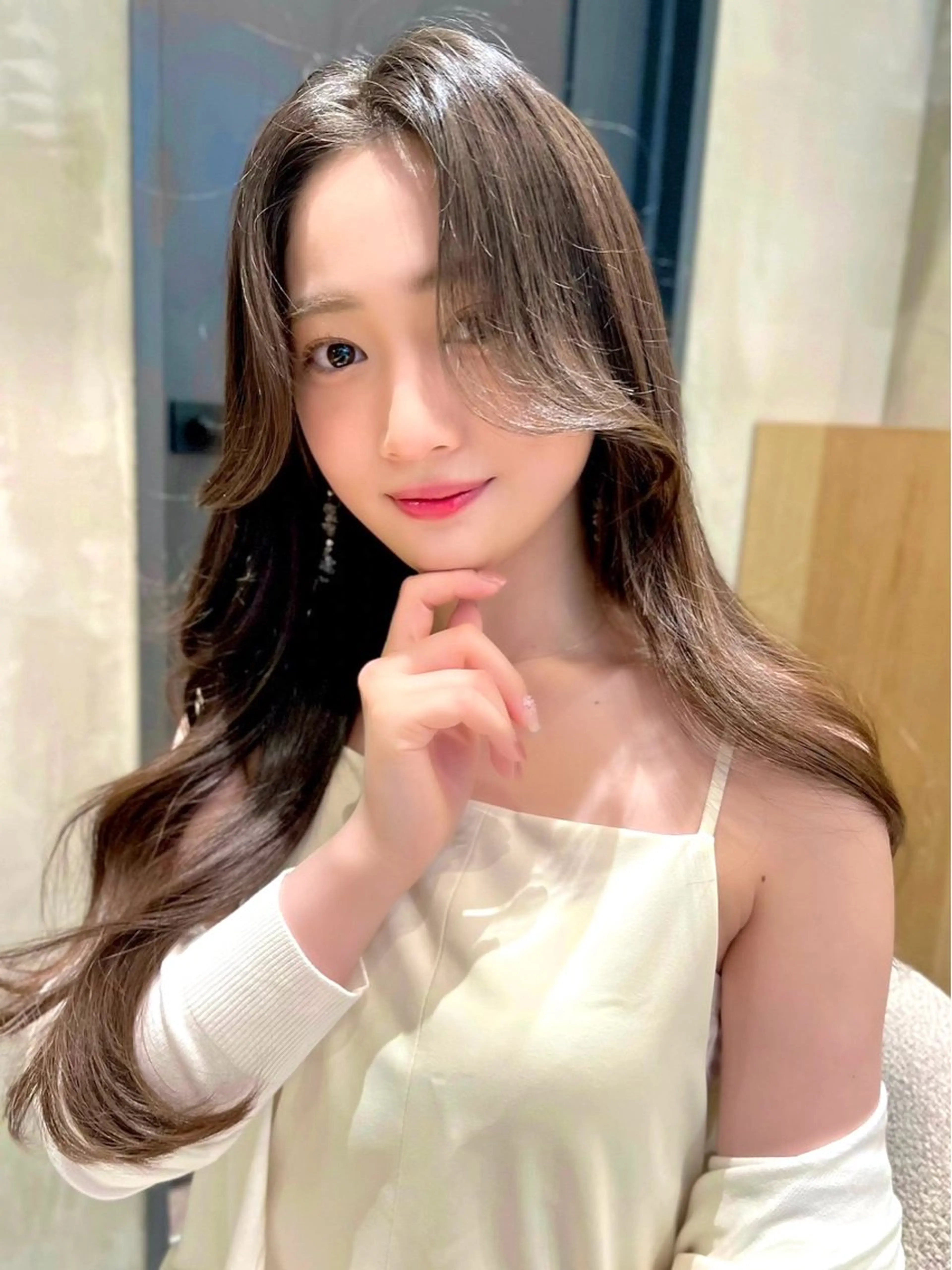 ロング カット ヘアカラー ANFINI所属・さくら/似合わせレ イヤー/美カラー🖤のヘアスタイル