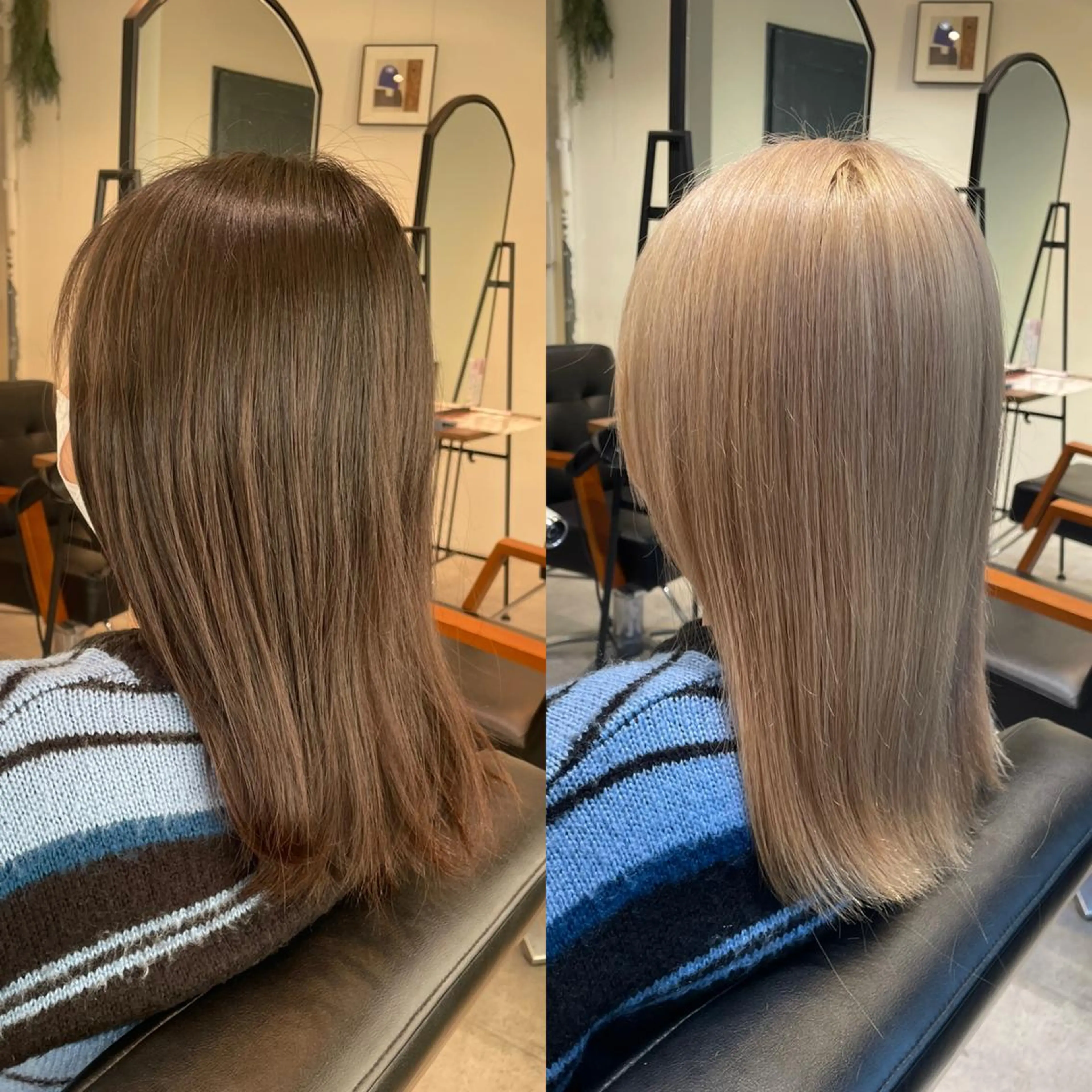 セミロング カラー FORTE表参道所属・🥀武藤 后花🥀のヘアスタイル