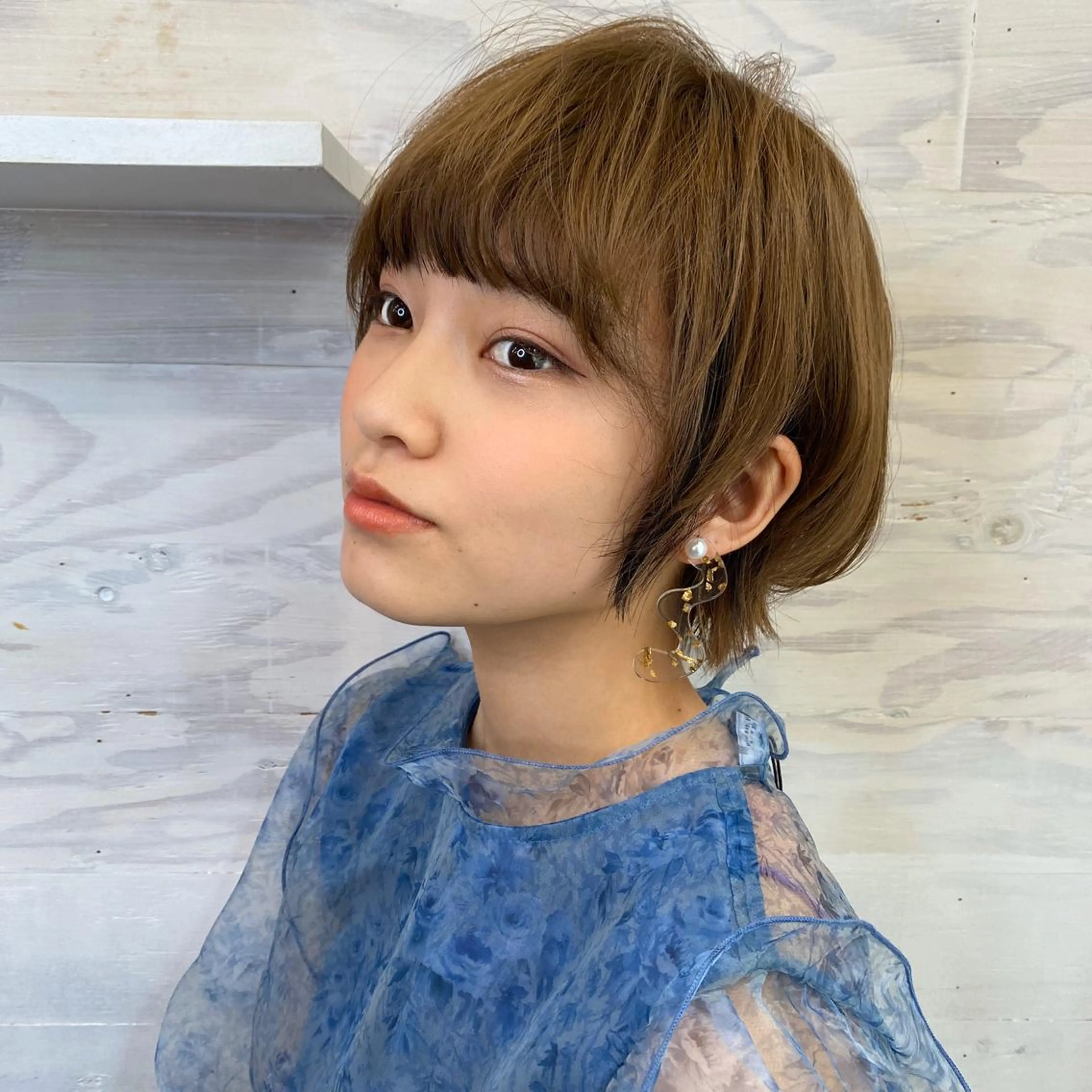 ショート 🪭risa 暖色/レイヤー🪭のヘアスタイル