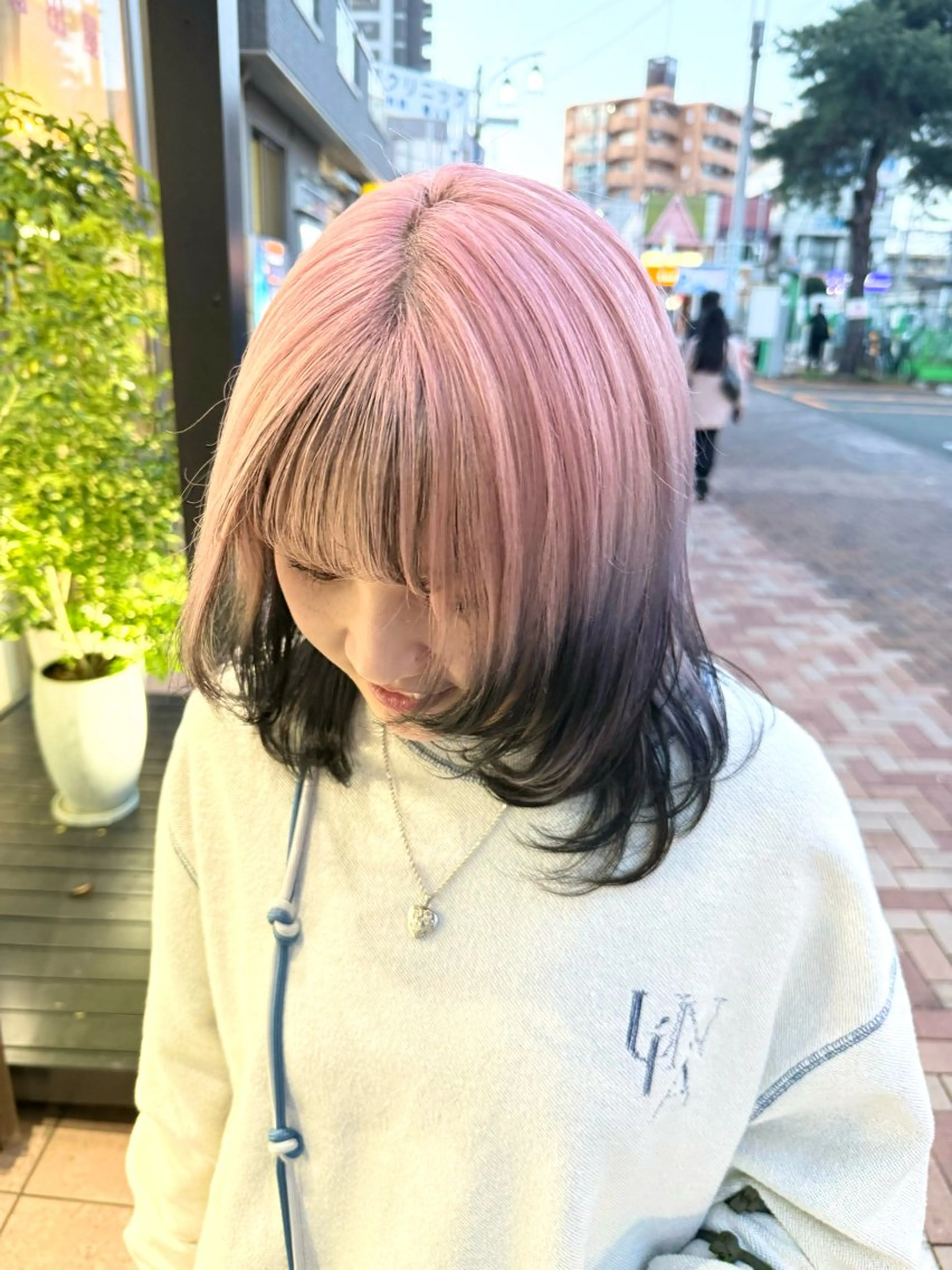 ミディアム カラー ヘアカラー トリートメント 🍀お悩み改善憧れの 美髪　小林風雅のヘアスタイル