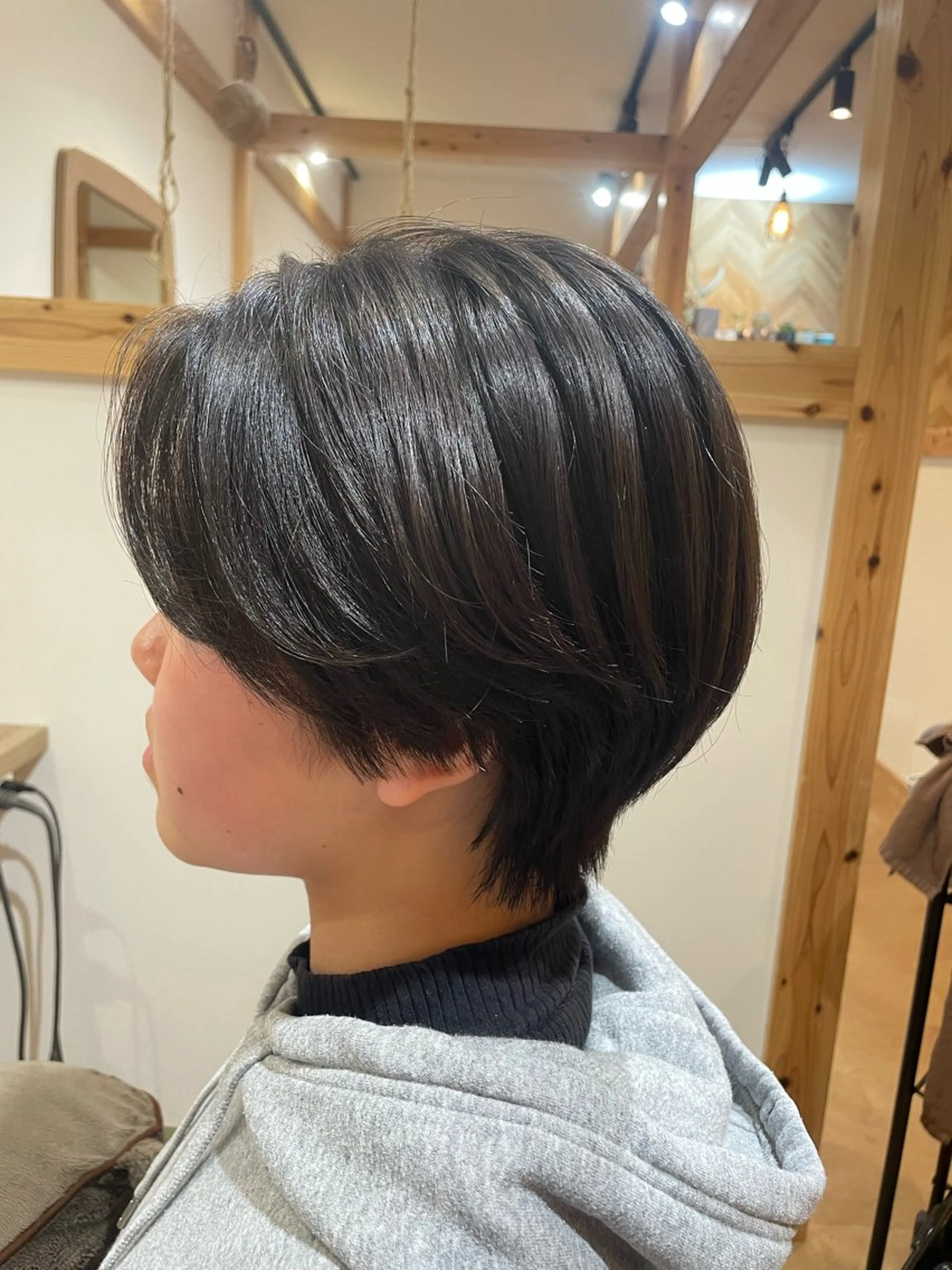 ショート カット パーマ 山口里莉 /パーマモデル募集のヘアスタイル