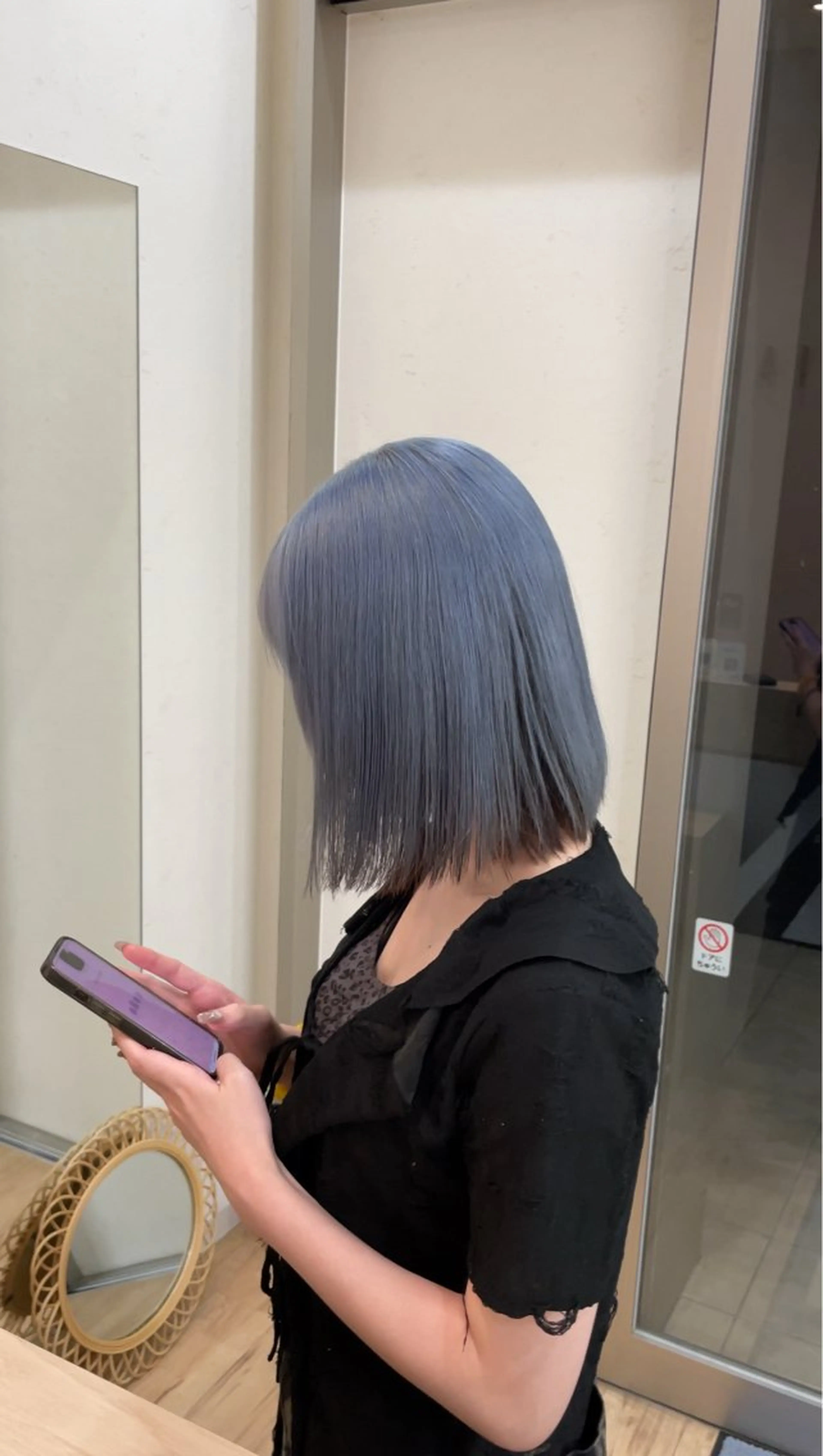 ミディアム ヘアカラー トリートメント 橋本翔 /レイヤーカットのヘアスタイル