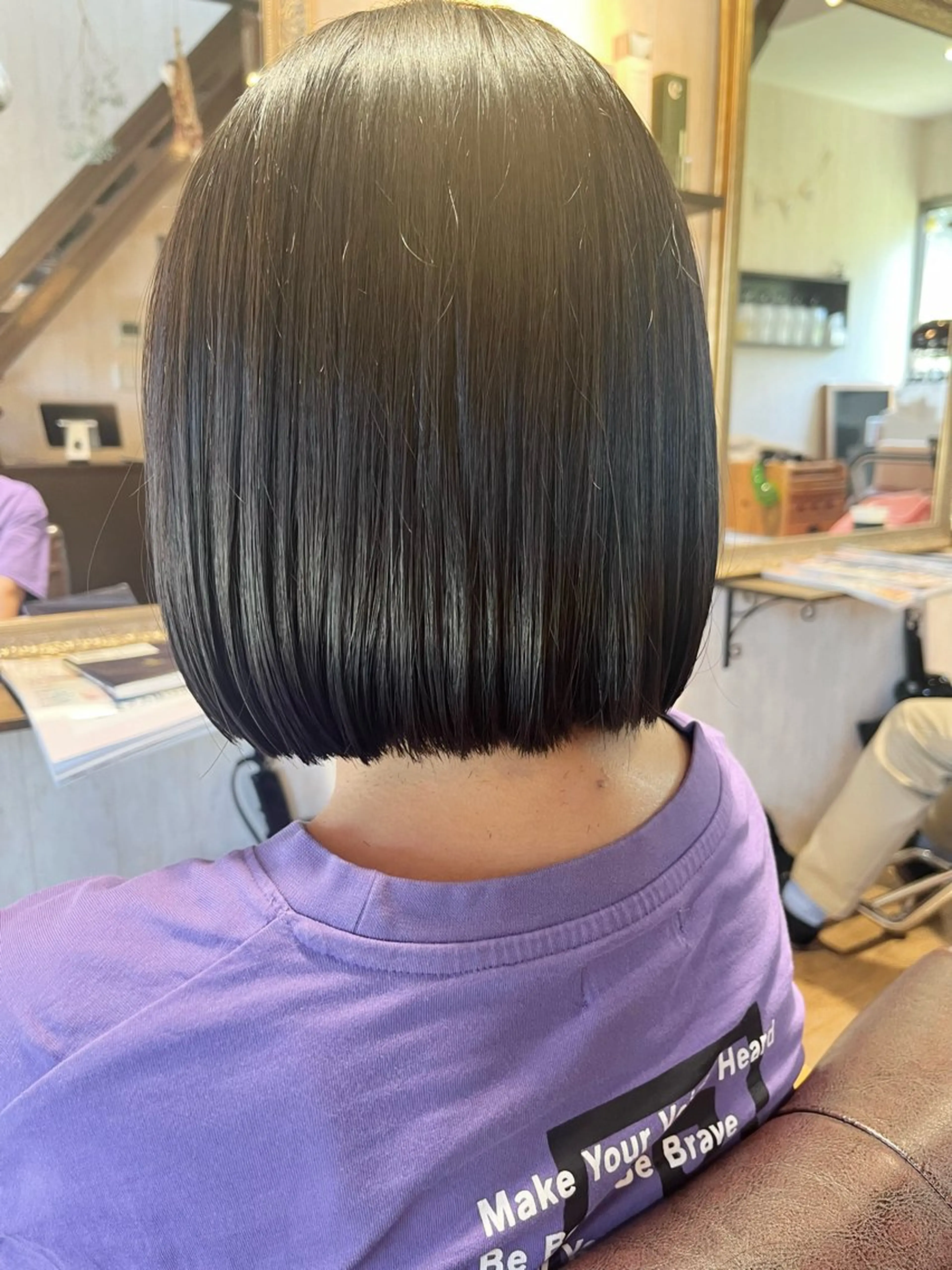 ショート ボブ 縮毛矯正 SORA所属・ＳＯＲＡ Ｉｉｅのヘアスタイル