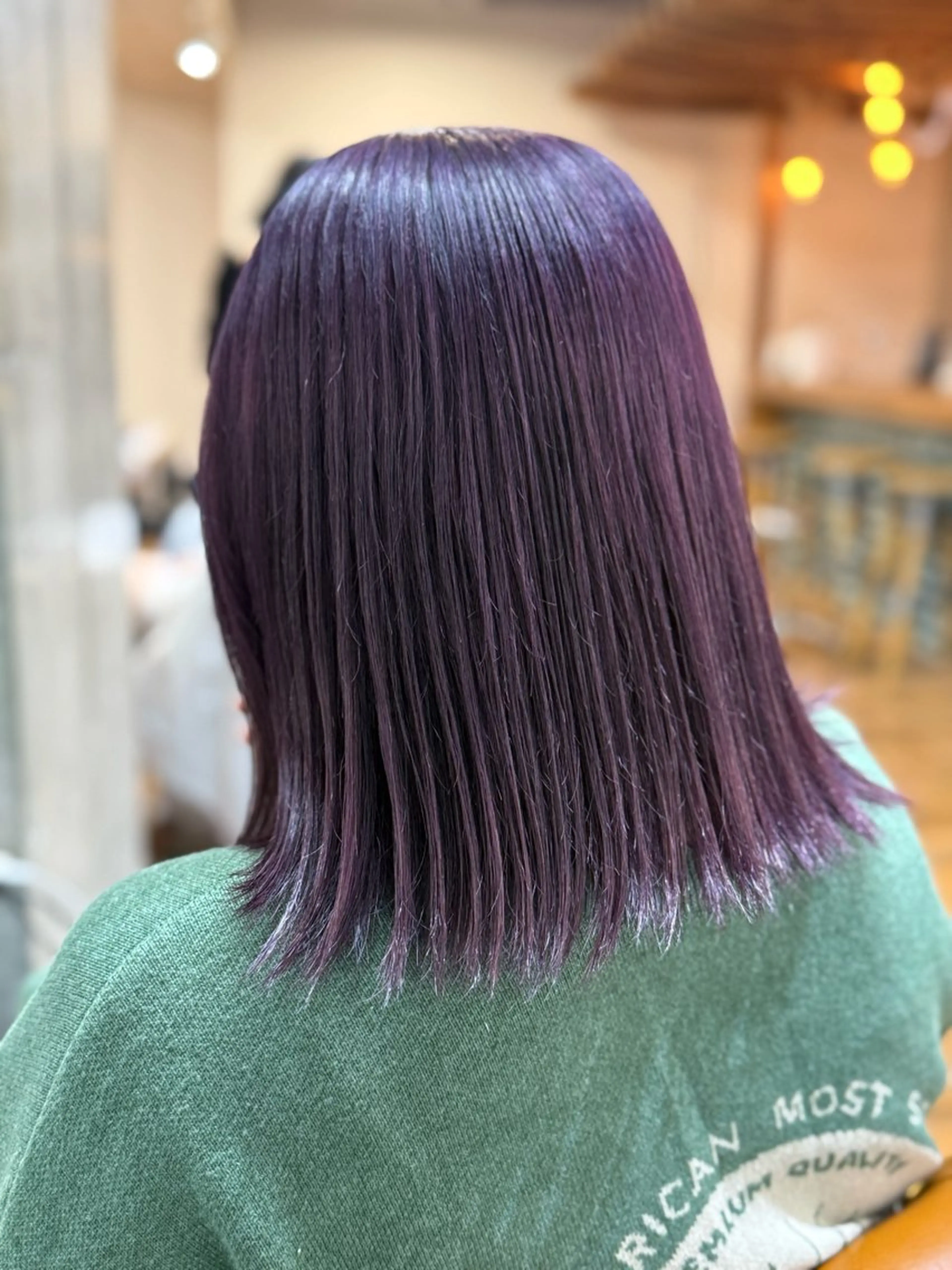 セミロング カラー ヘアカラー トリートメント 🎨デザイン🥇 美髪・艶髪　日暮千敬のヘアスタイル