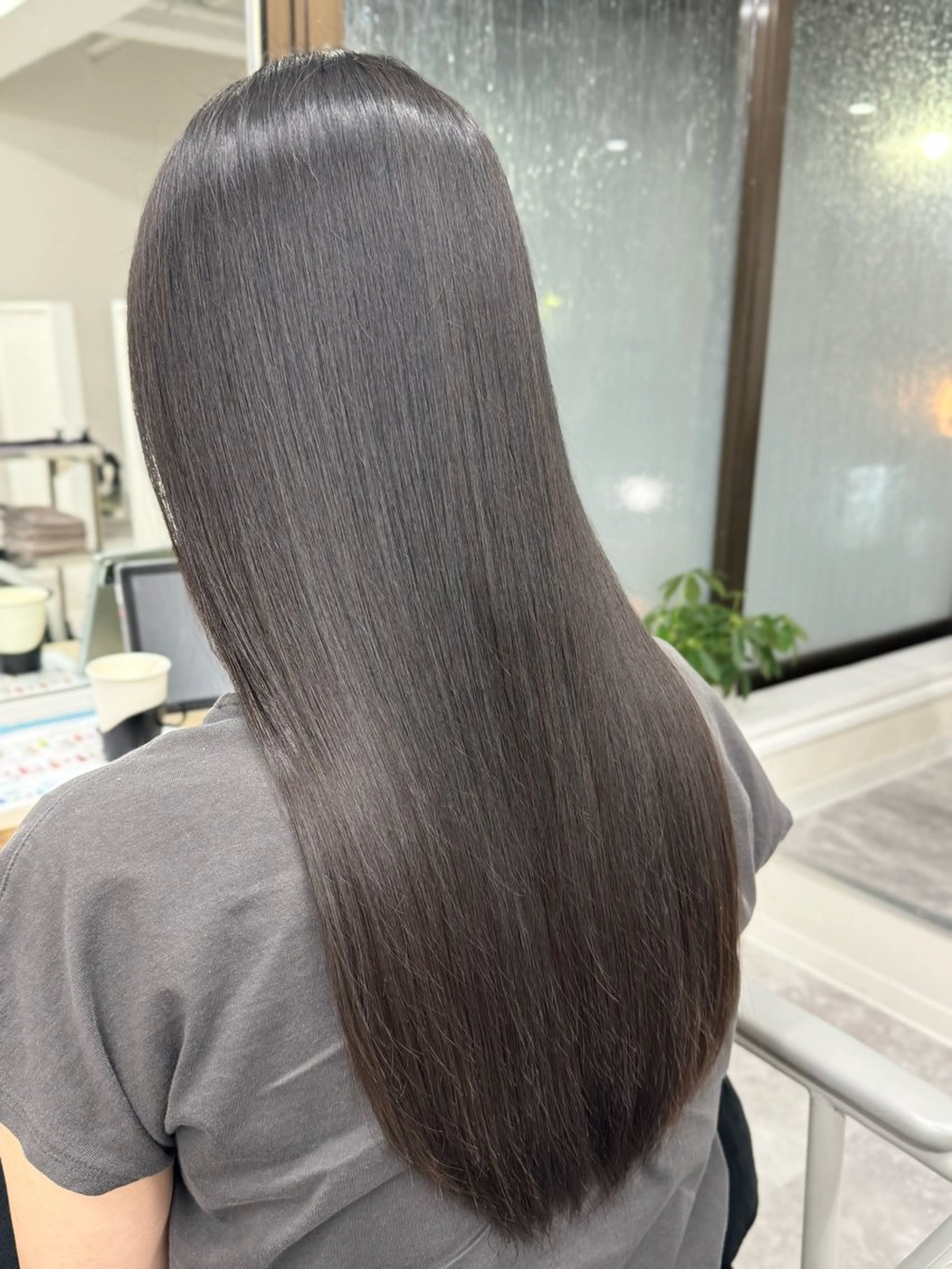 セミロング 縮毛矯正 髪質改善Acero. shoyaのヘアスタイル