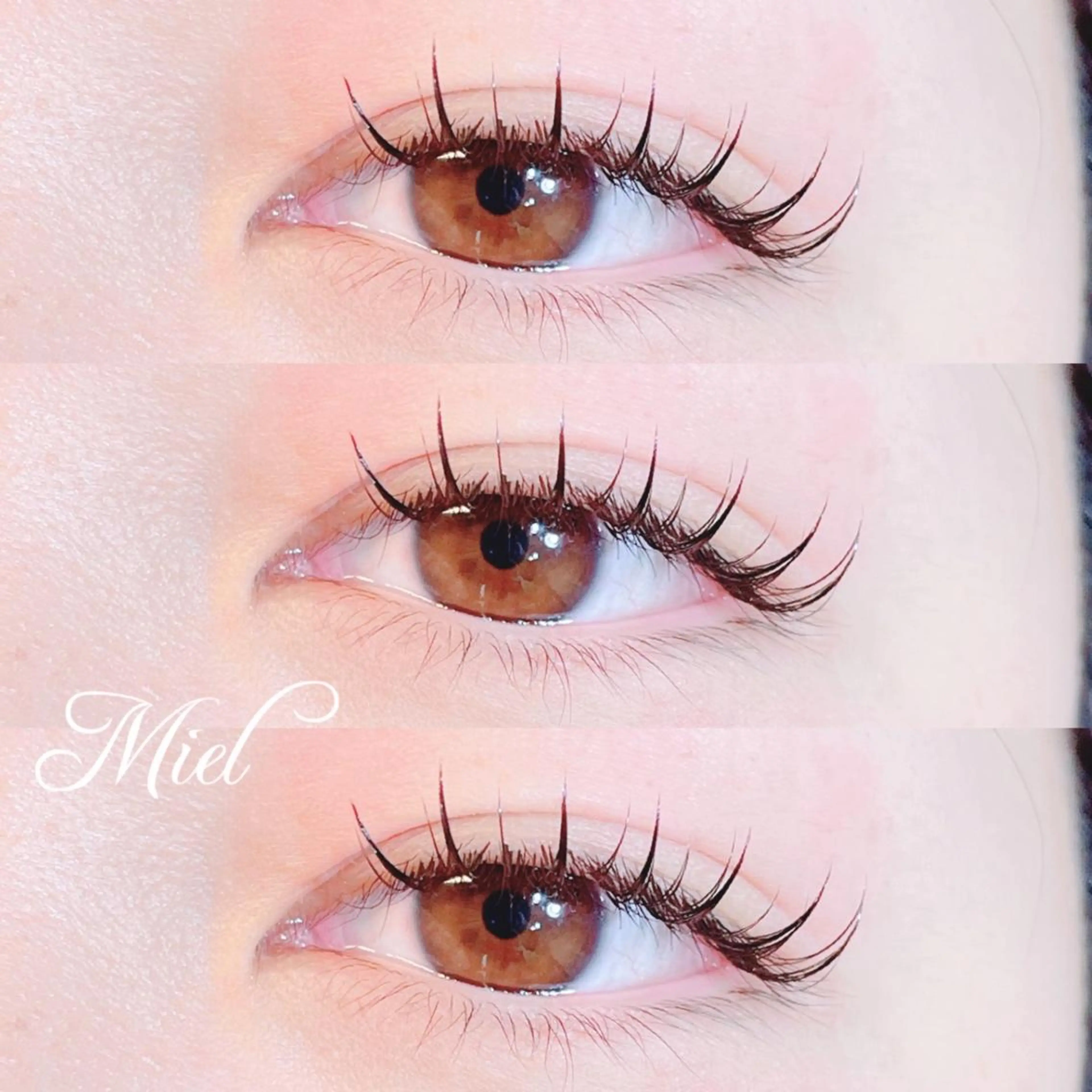 マツエク・マツパ カラーマツエク フラットラッシュ ボリュームラッシュ ワンホンマツエク Mori ✨Mystical✨のマツエク・マツパデザイン