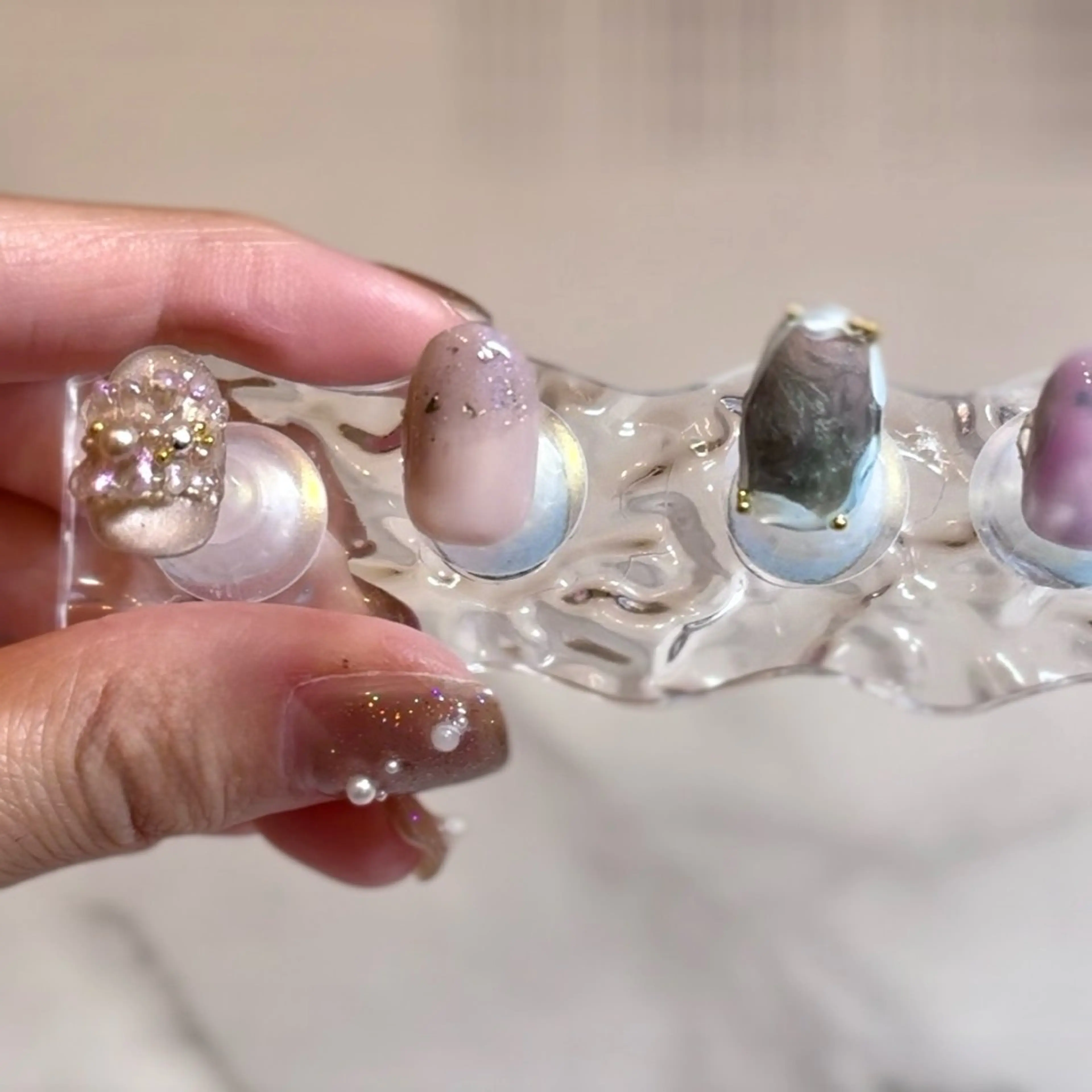 3Dアート付🌙10本アートの写真