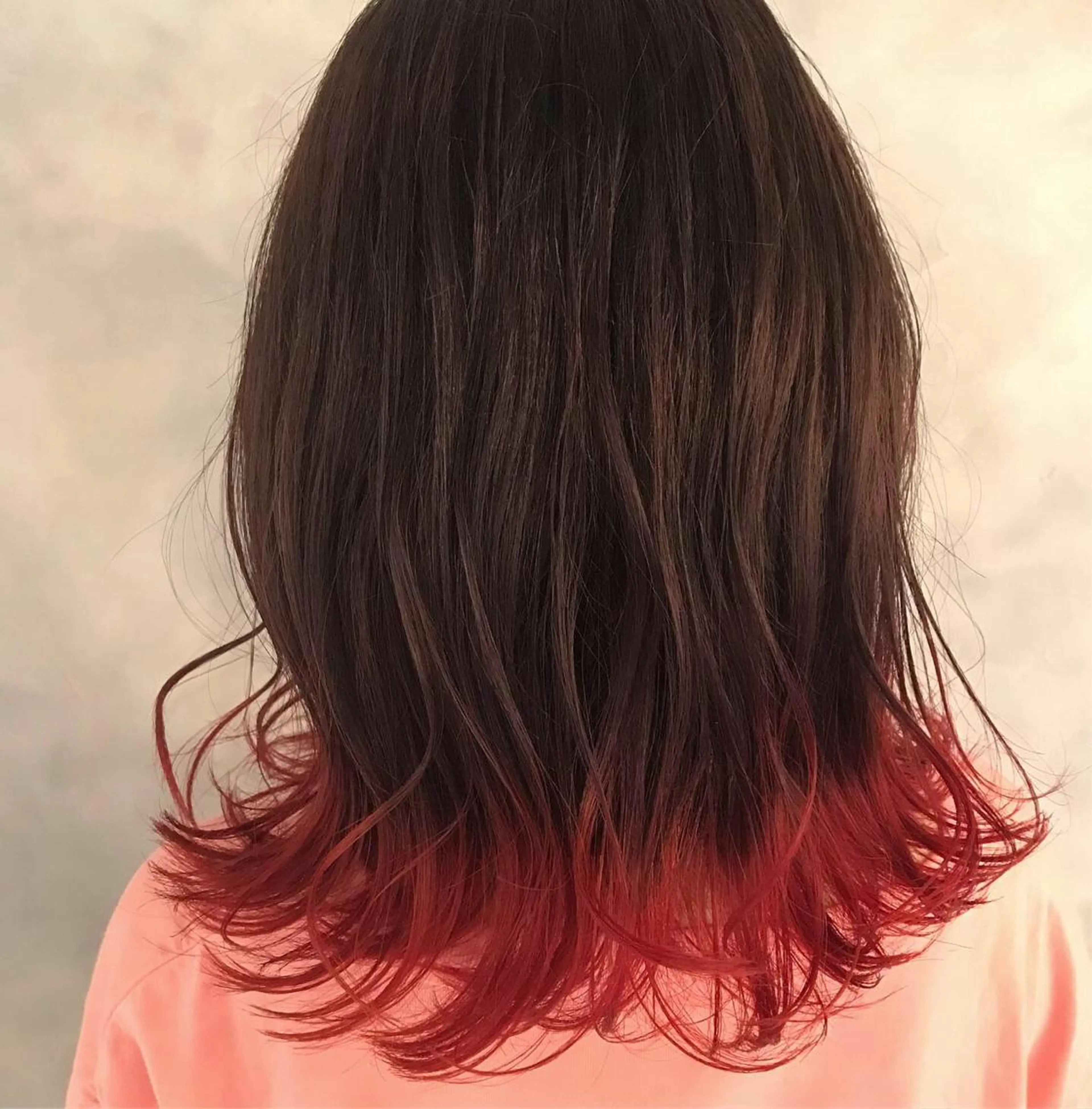 ミディアム カラー カット ヘアカラー GO TODAY所属・ハイトーン/小顔 カット/Ayumuのヘアスタイル