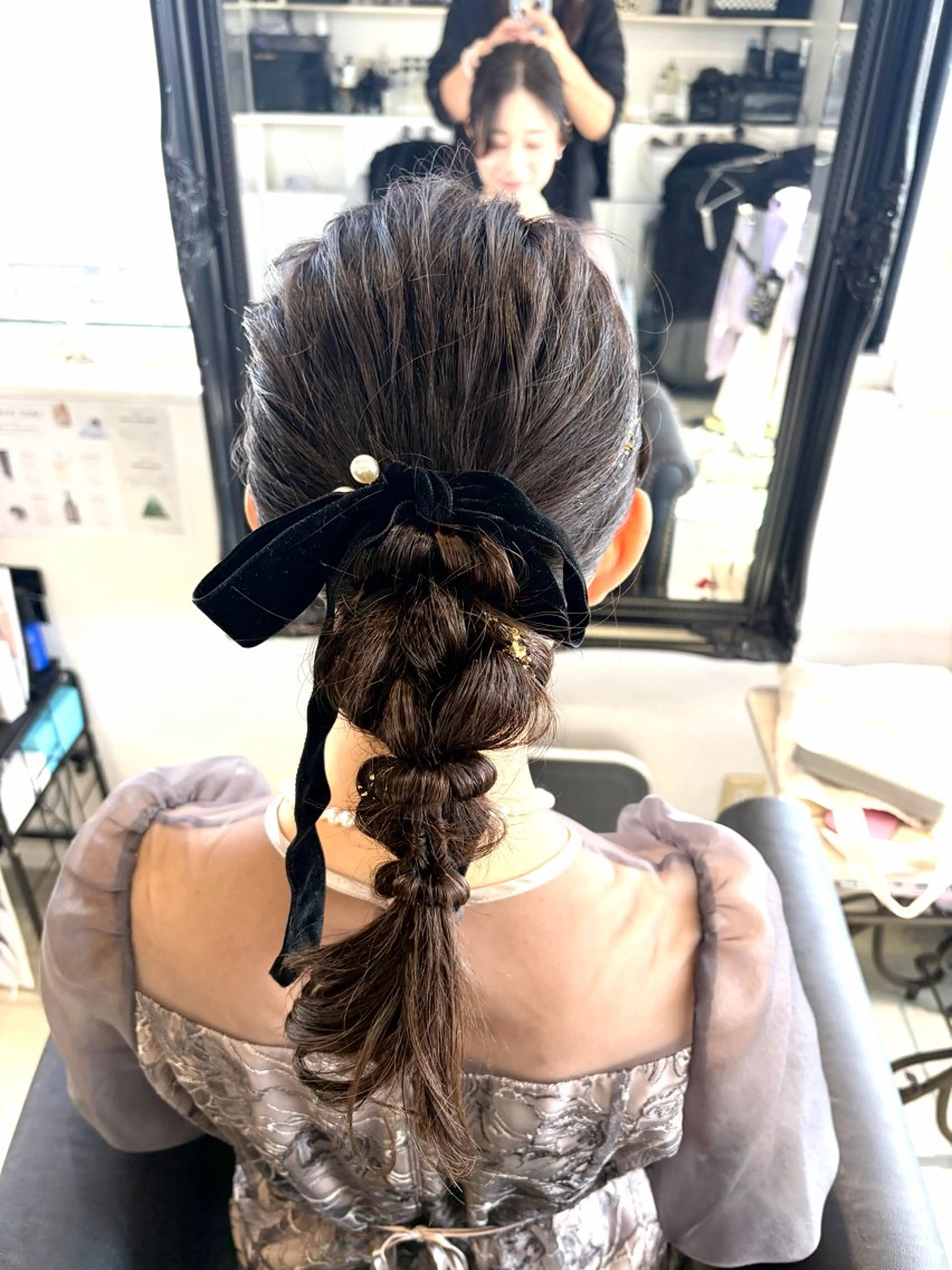 セミロング ヘアアレンジ Lumos   hairgarden所属・レイヤー/顔周り/ ルーモスのヘアスタイル