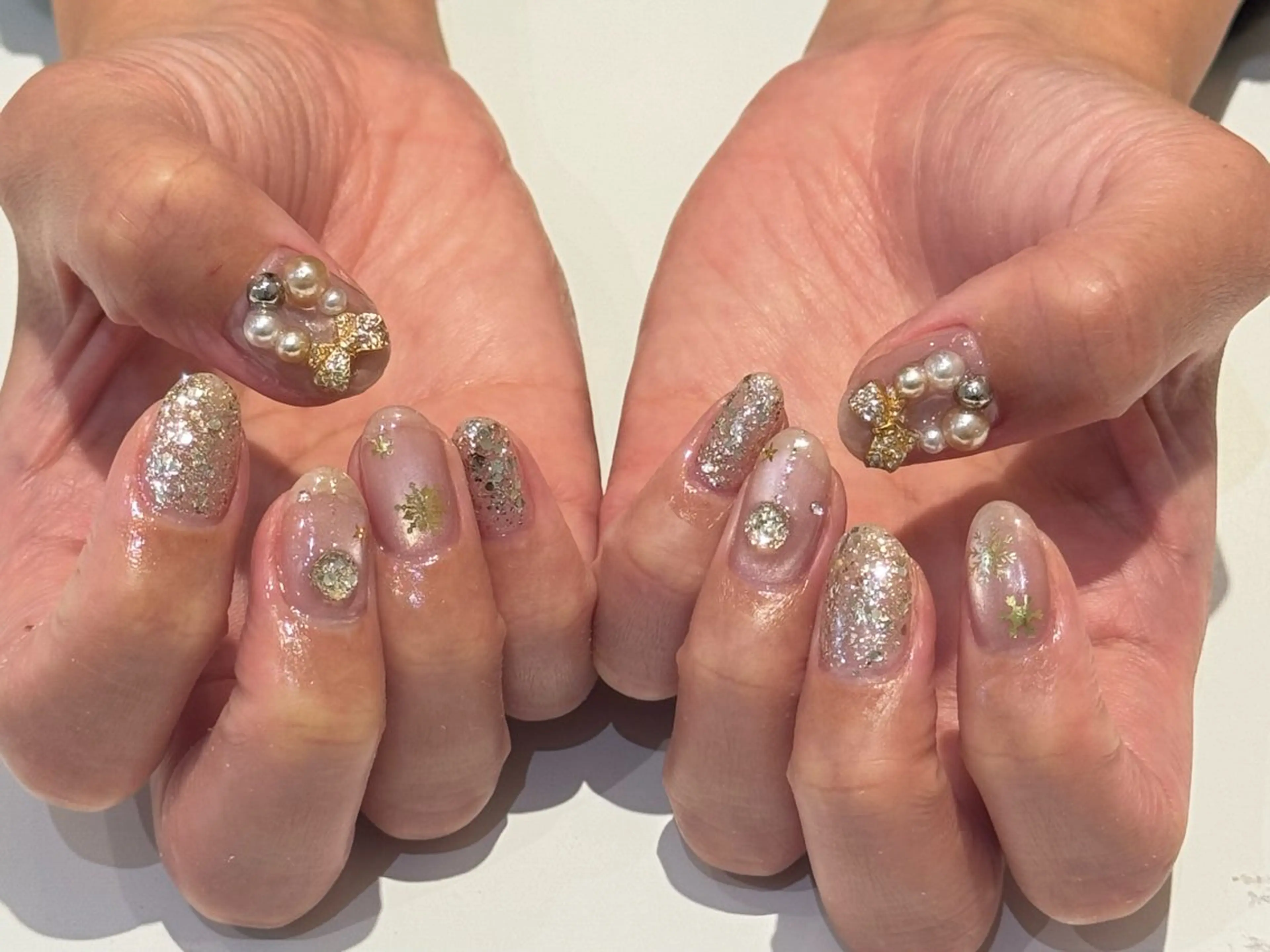 ネイル ハンドネイル 🦋 りえ🦋のネイルデザイン