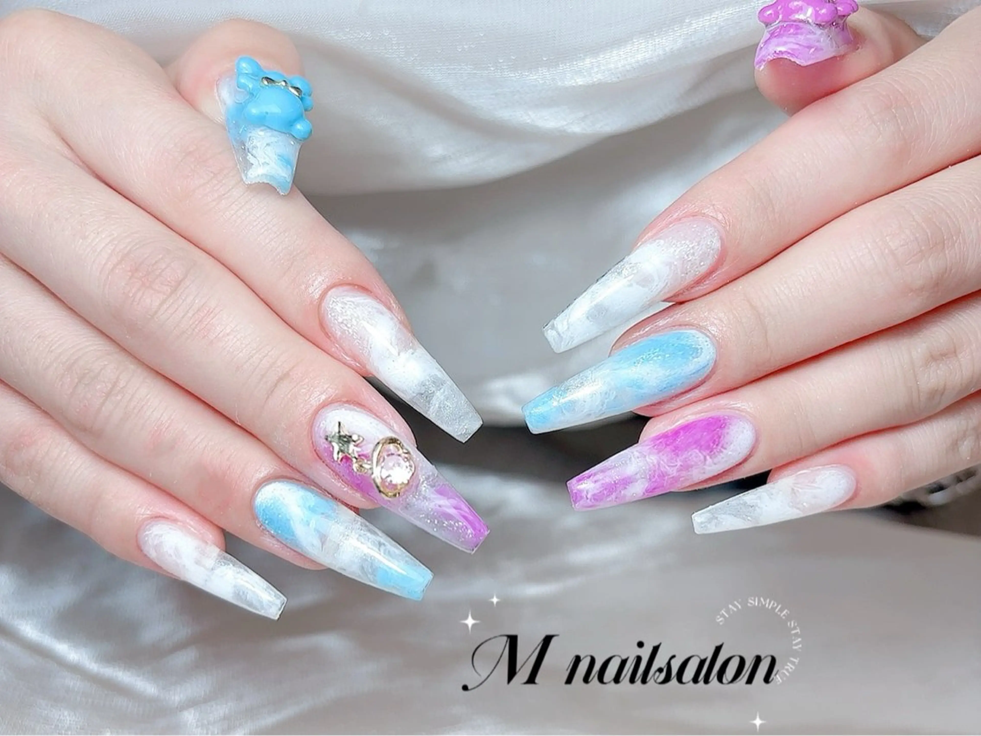 ネイル M🌷nail 長さだし専門店のネイルデザイン