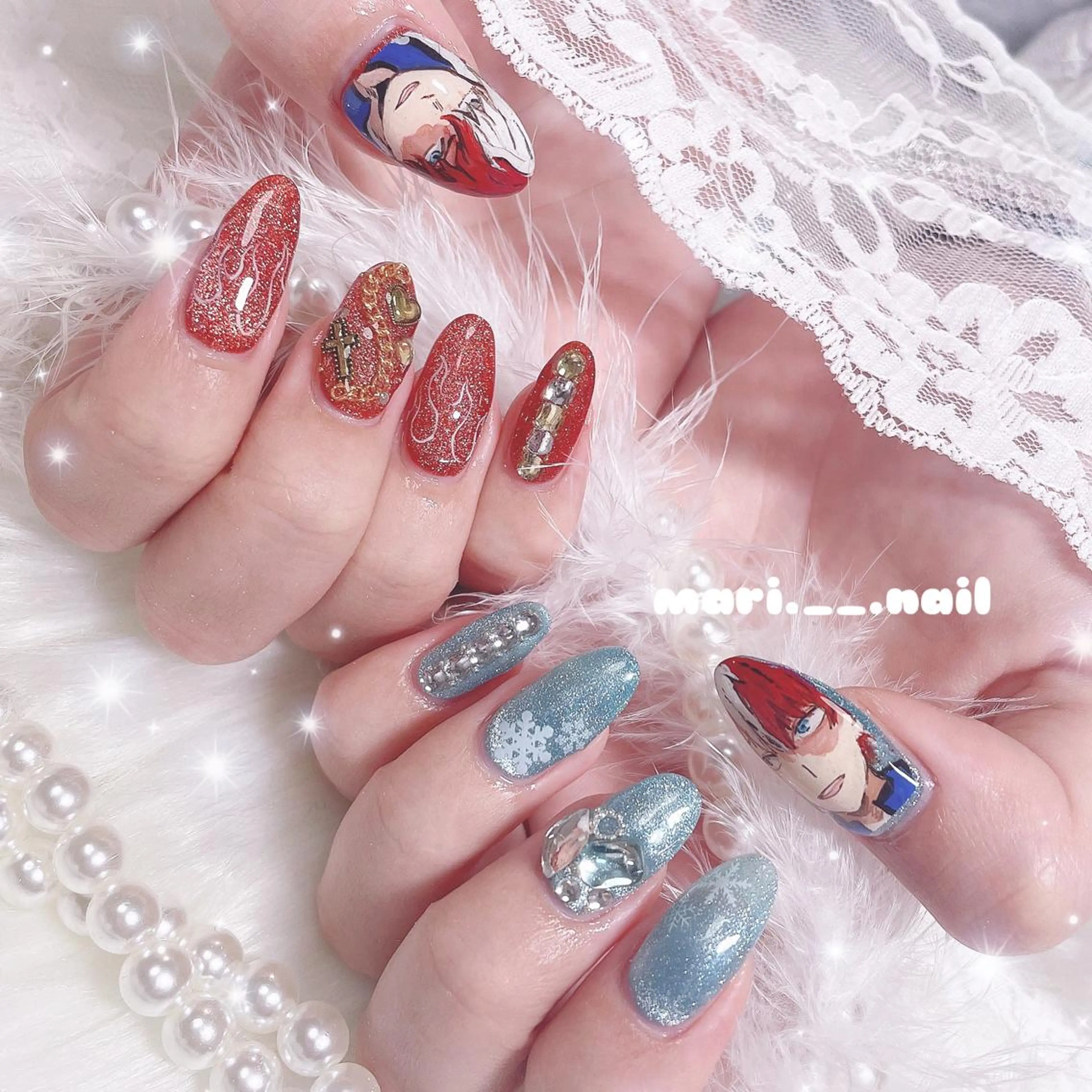 ネイル 🎀 Mayu 🎀痛ネイルのネイルデザイン