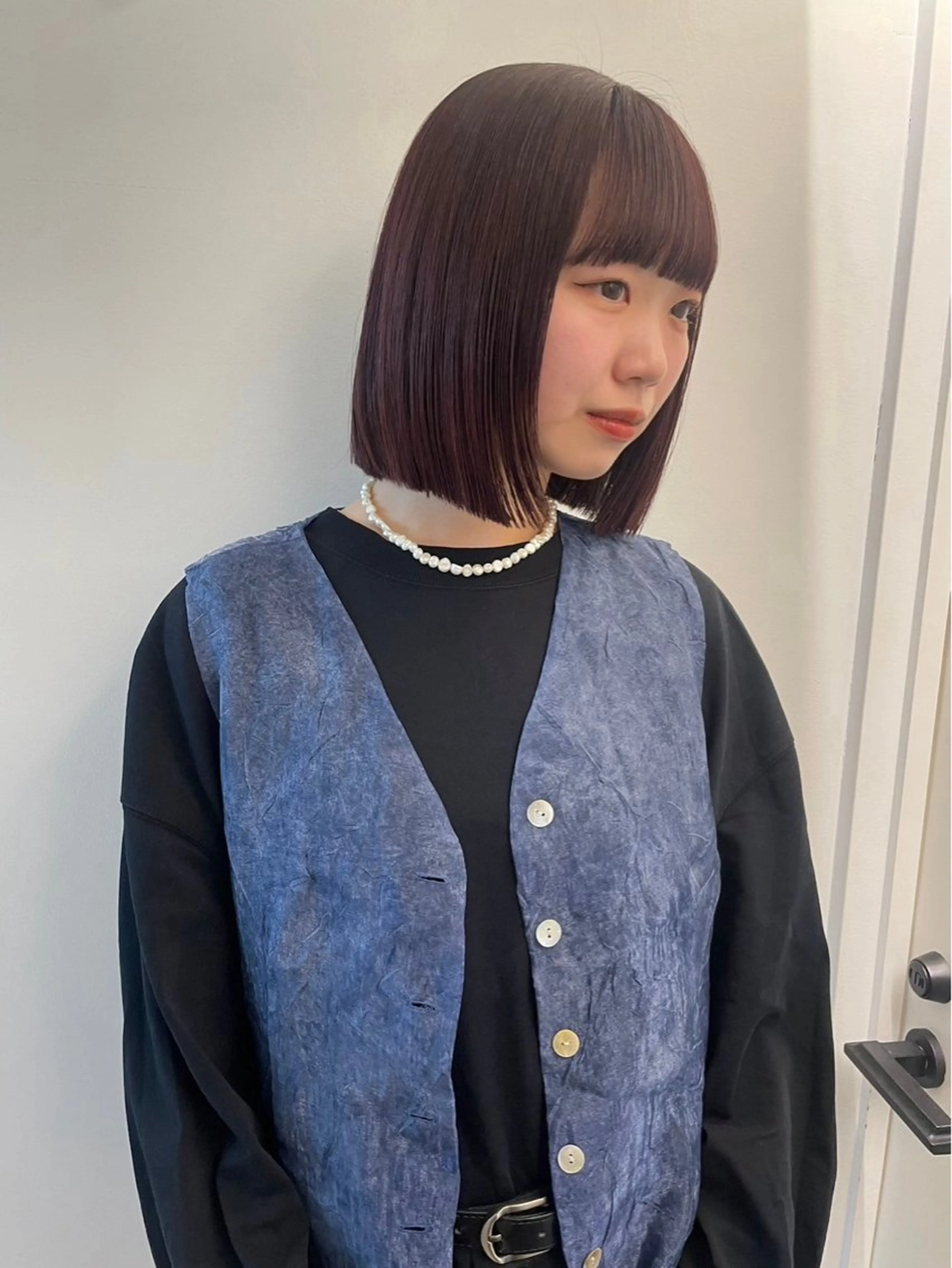 カラー ヘアカラー ハイトーン/レイヤー nail 百咲💌のヘアスタイル