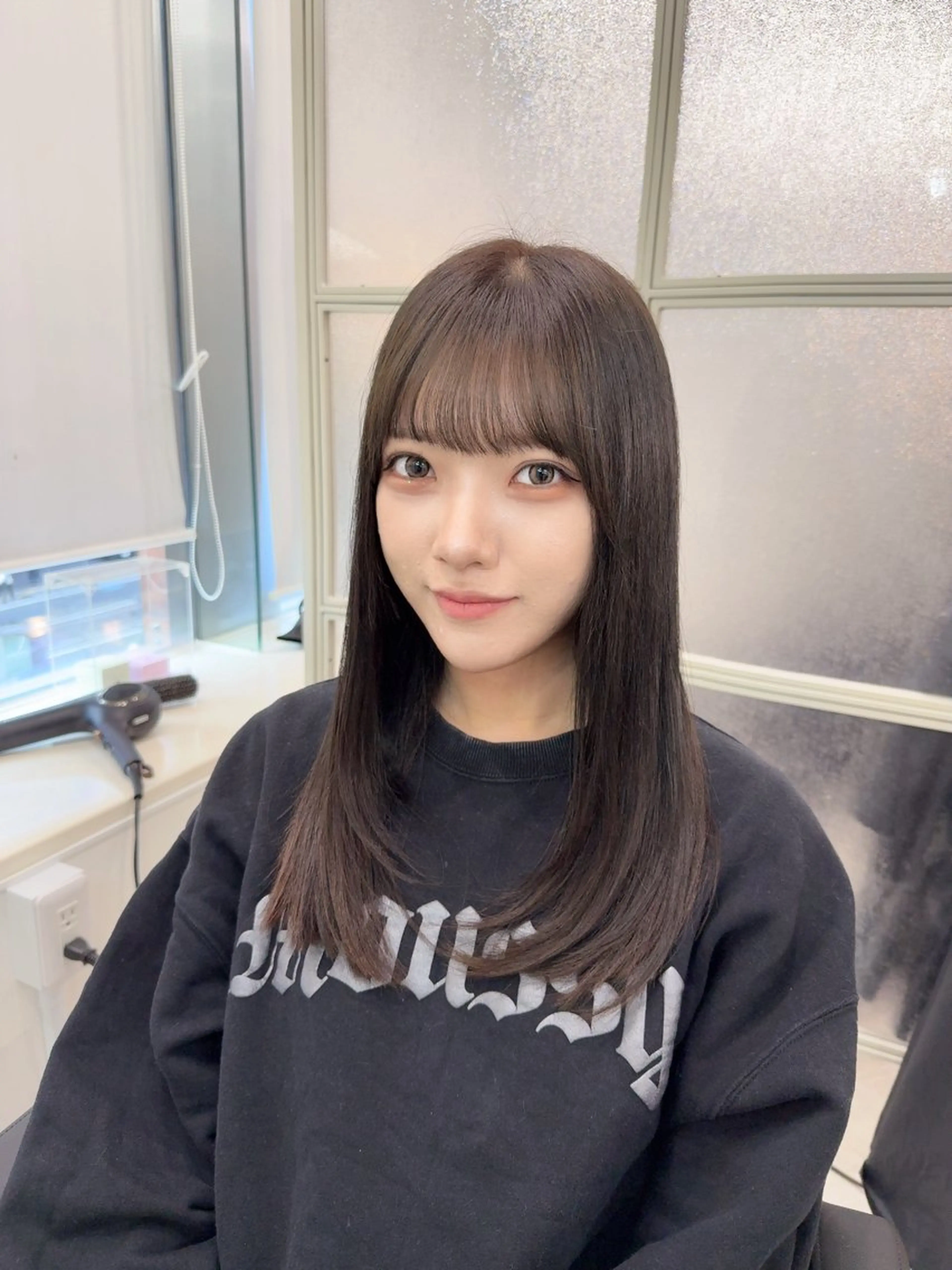 セミロング 髪質改善 レイヤーカット MAHO/透明感カラ ー/髪質改善🍒のヘアスタイル