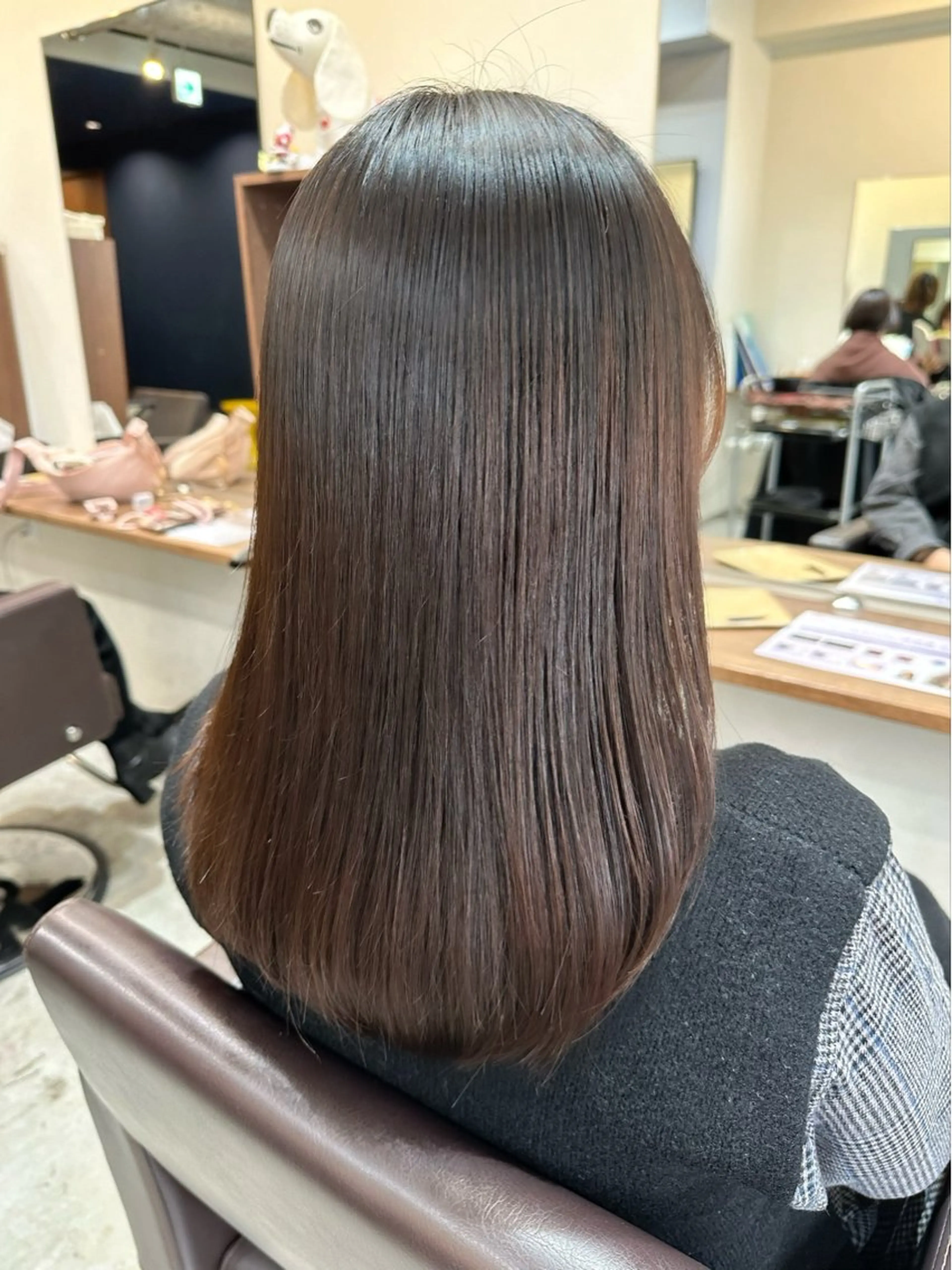 セミロング 縮毛矯正 縮毛矯正+モテカラー 🎀✨mihoのヘアスタイル