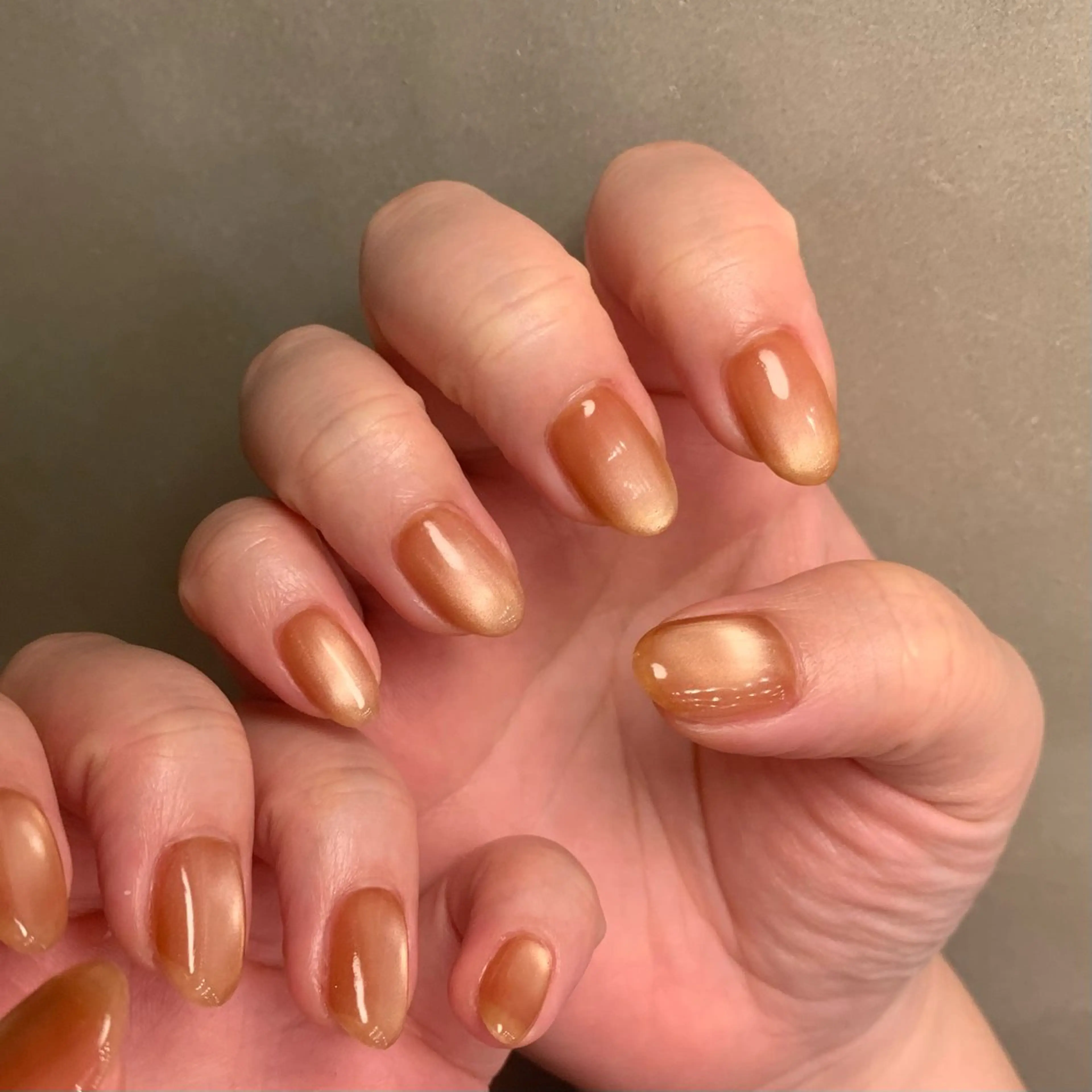 ネイル オレンジ ハンドネイル Black sheep.所属・Fujimori .のネイルデザイン