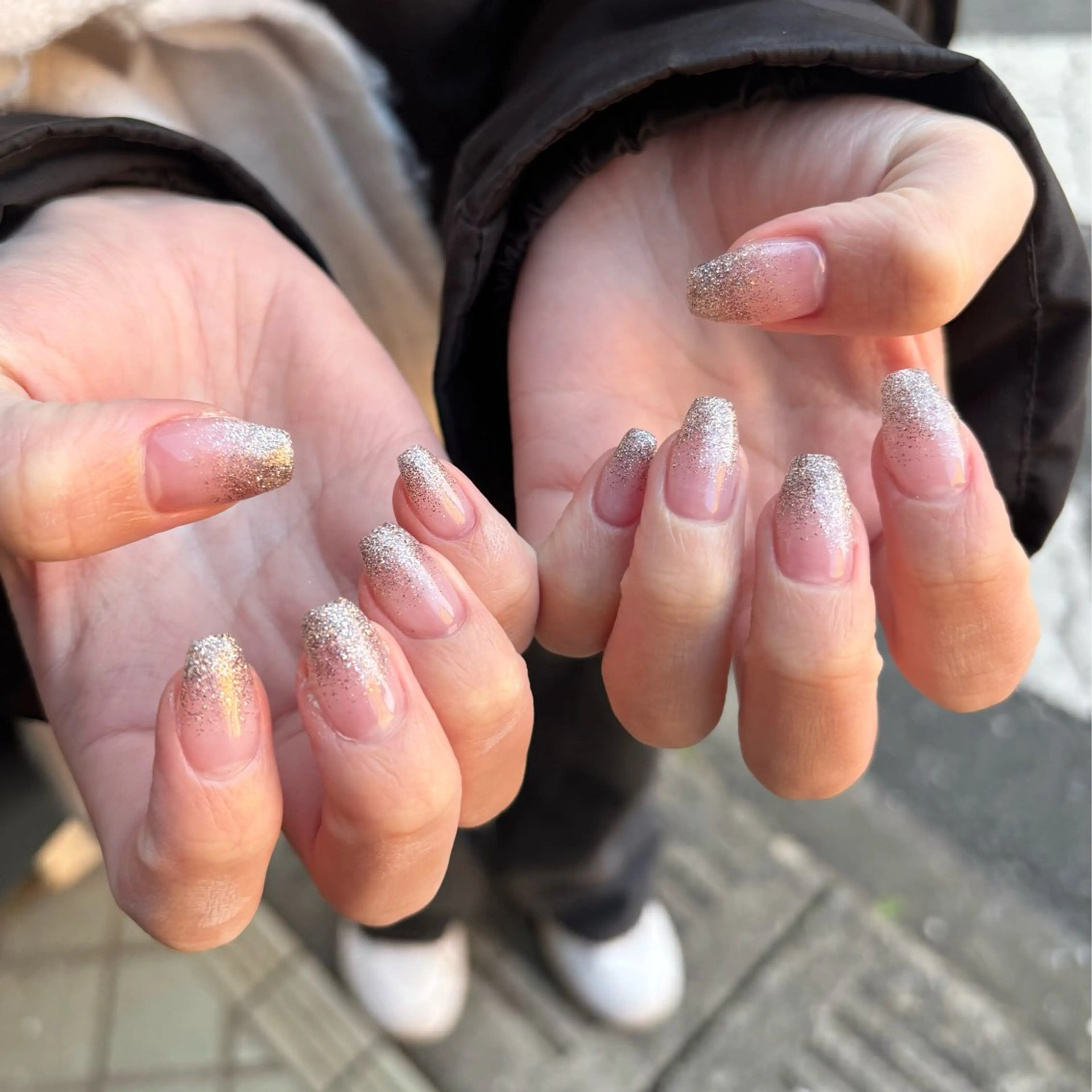 ラメグラデーション（オフあり）🌠の写真