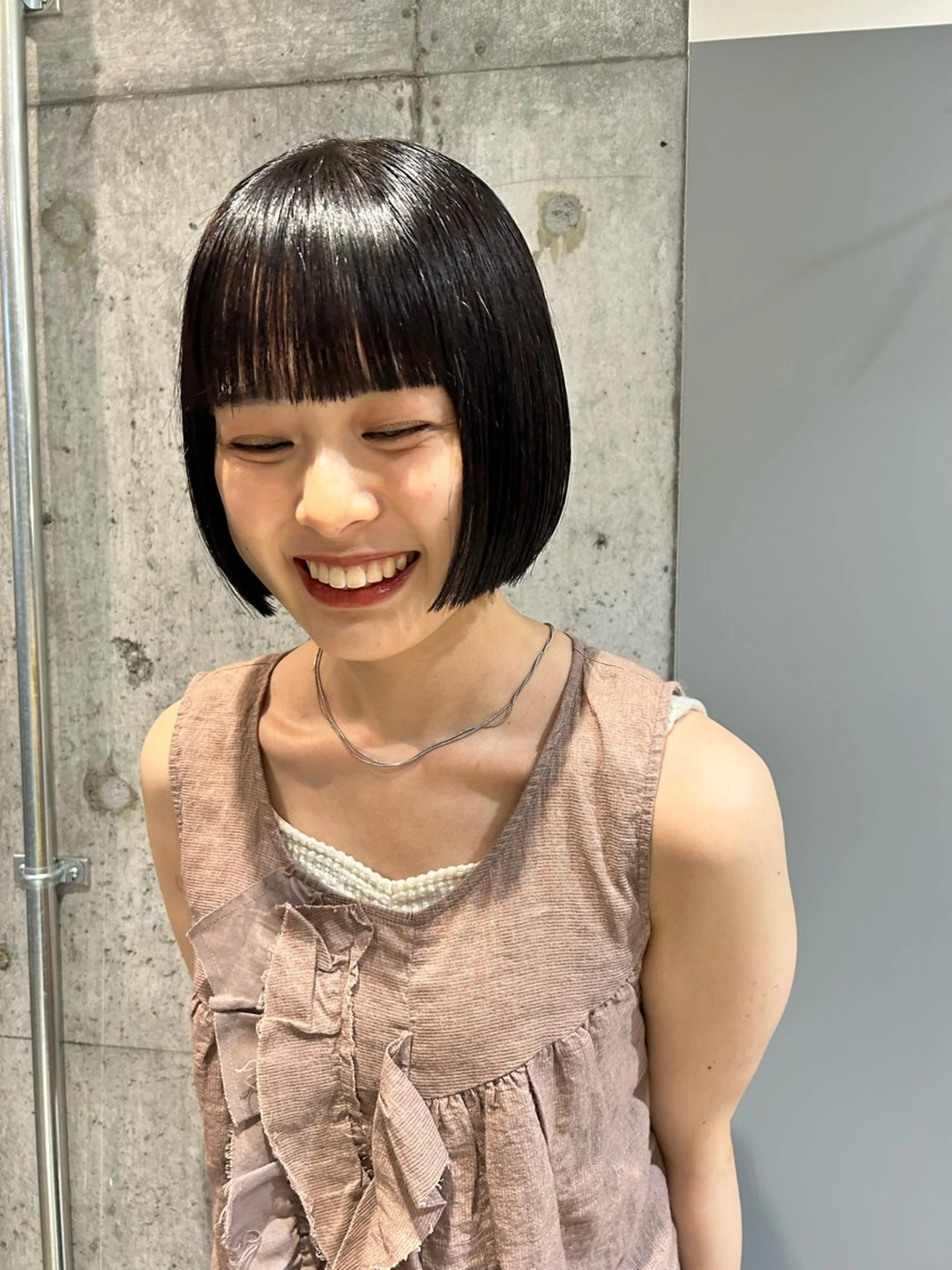 ショート カラー カット 🦖ミニボブ/ボブ /MOEKA🦕のヘアスタイル