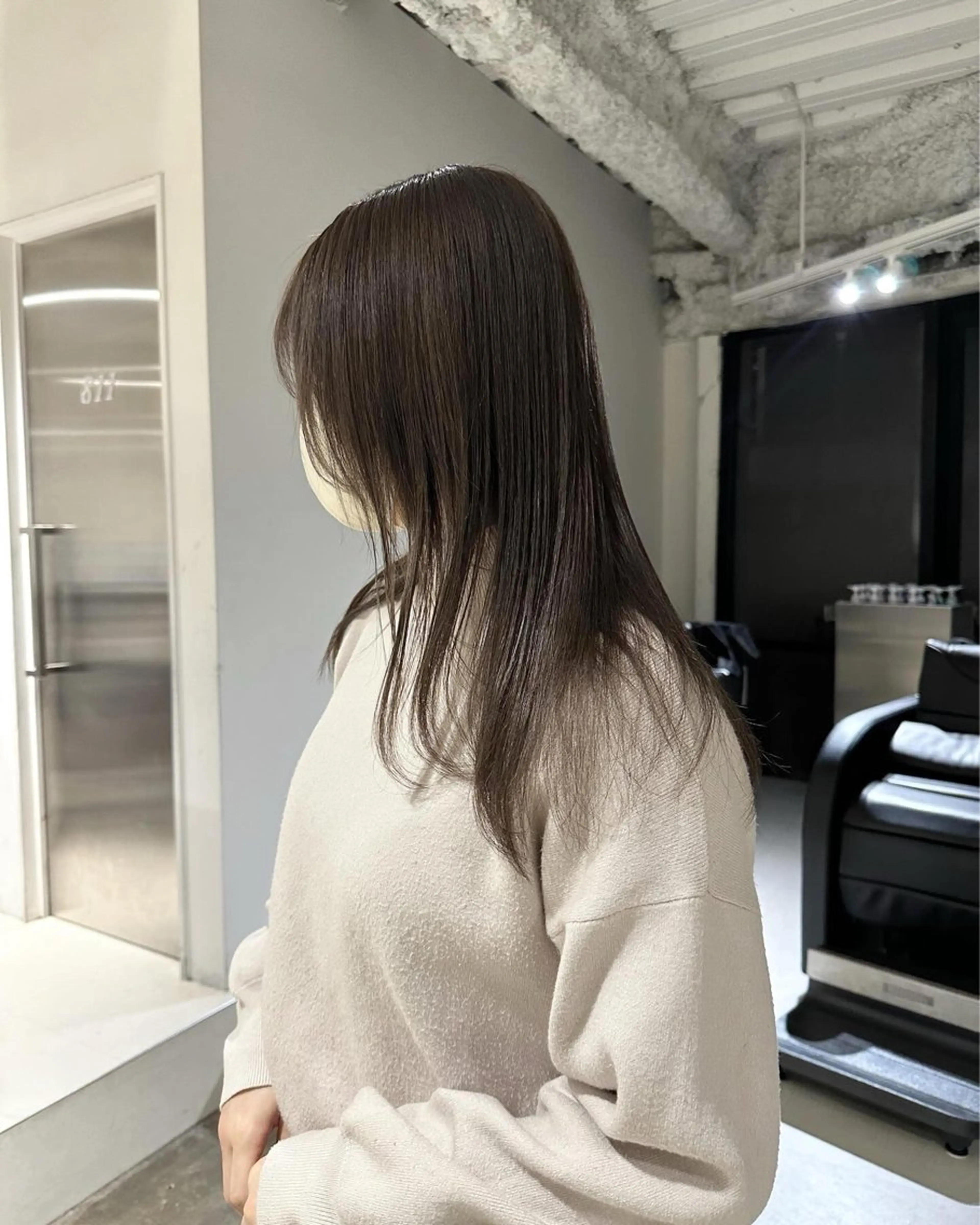 ロング カラー ベージュカラー ブリーチ トリートメント 髪質改善/似合わせ カラー/レイヤーのヘアスタイル