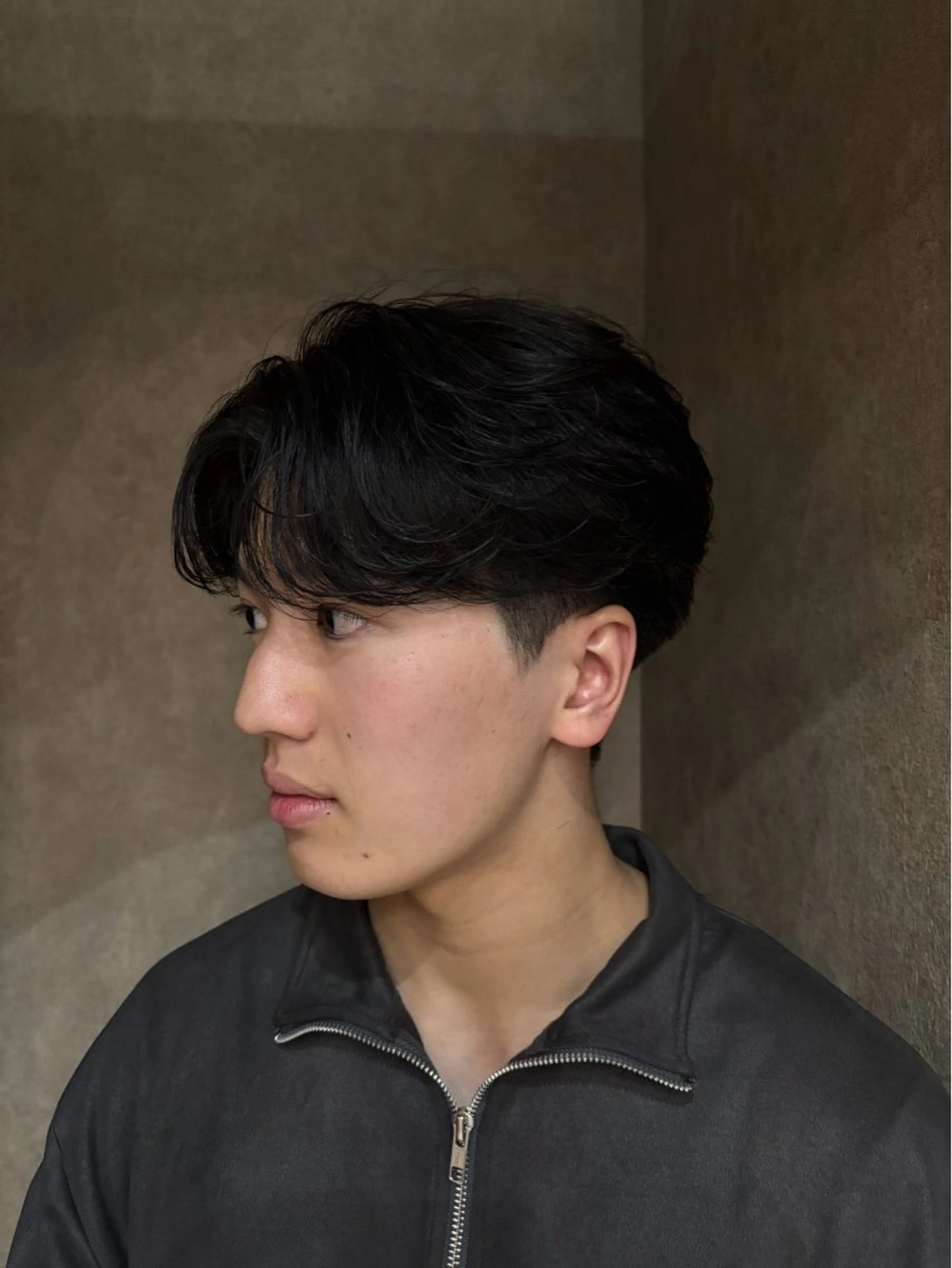 メンズ センターパート メンズカット/ 嶋本敬心のヘアスタイル