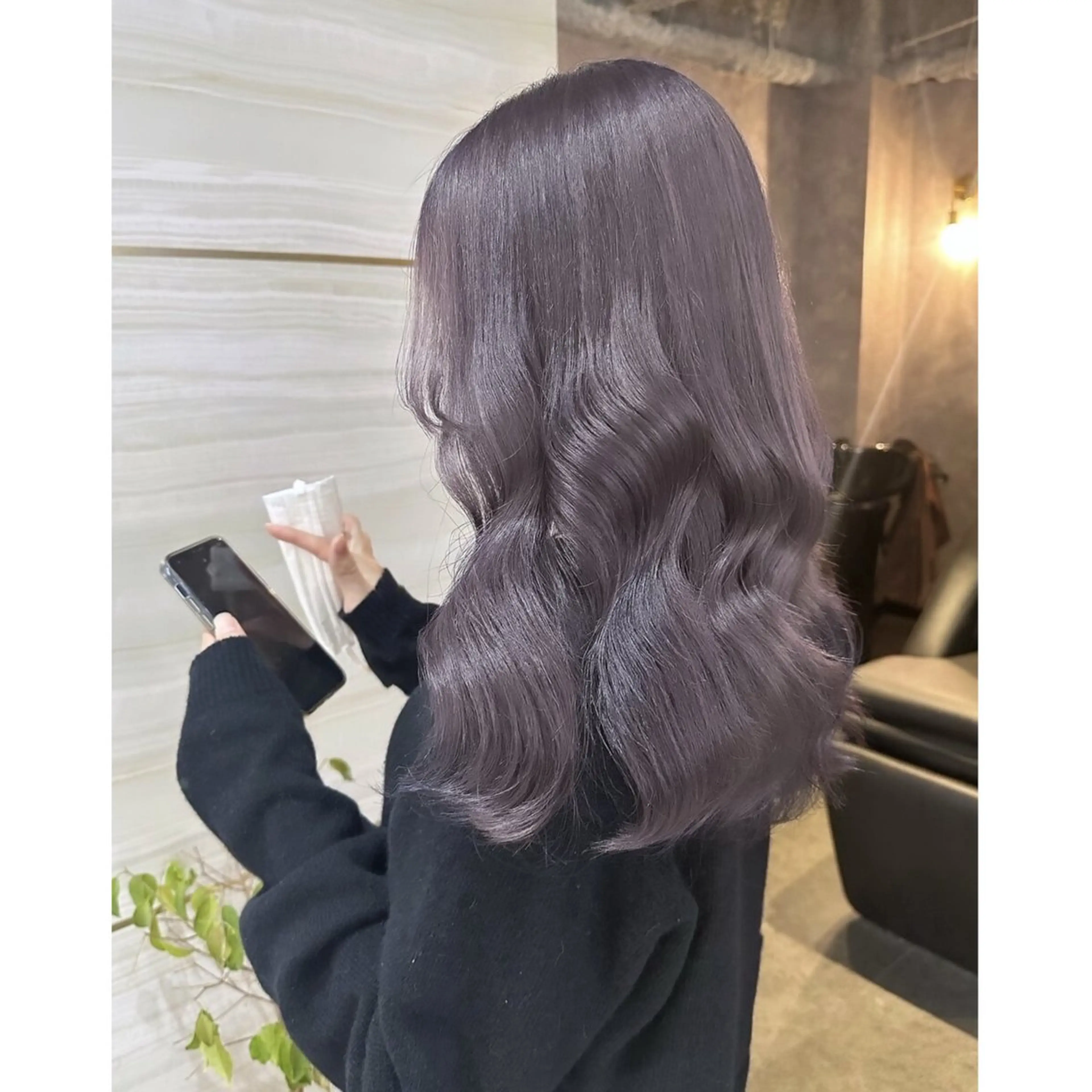 ロング カラー 🐈‍⬛momo🐾 ダブルカラーのヘアスタイル