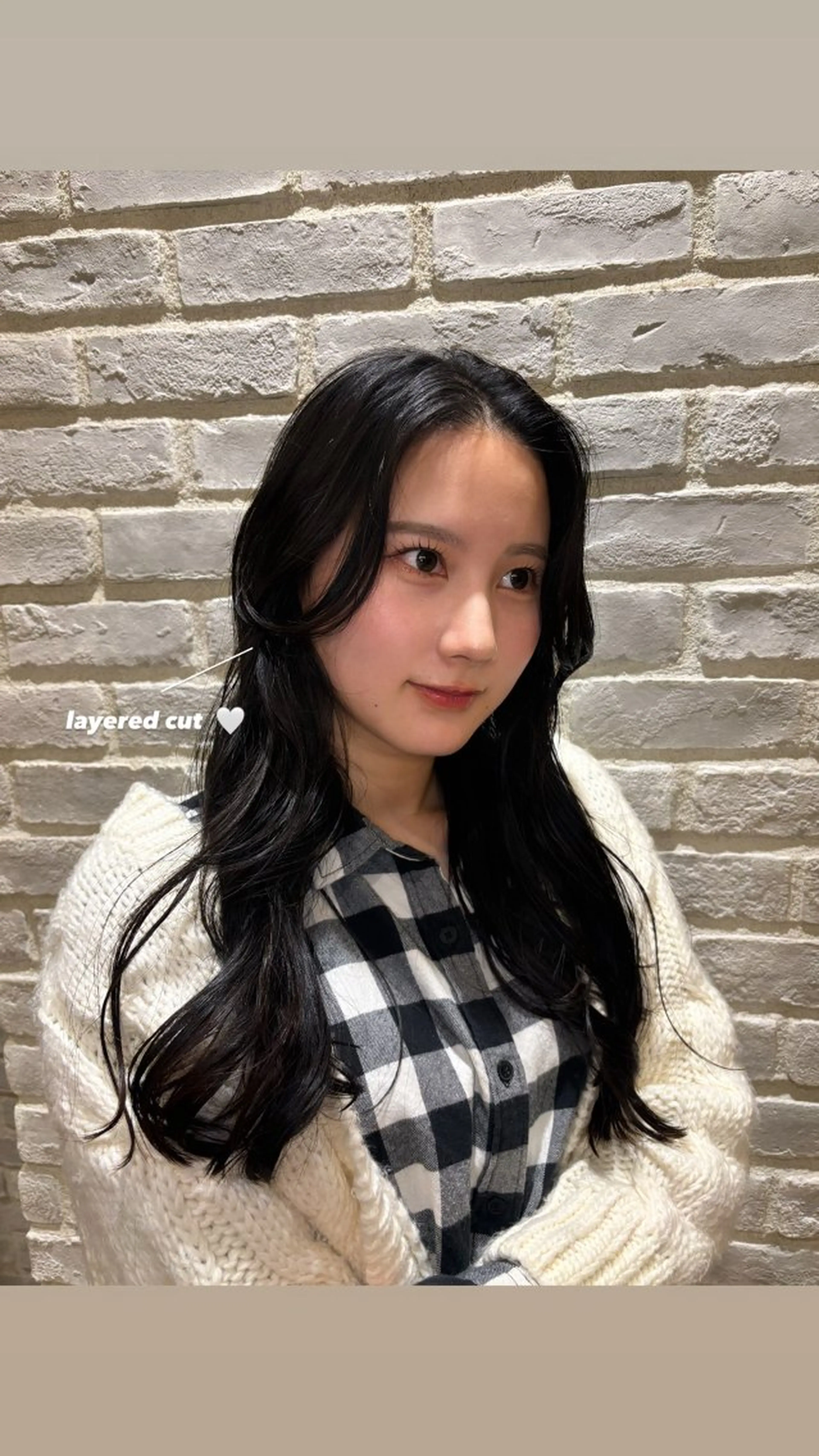 ロング カラー 黒髪 レイヤーカット ロング カット ヘアカラー トリートメント 透明感カラー/ KARENのヘアスタイル