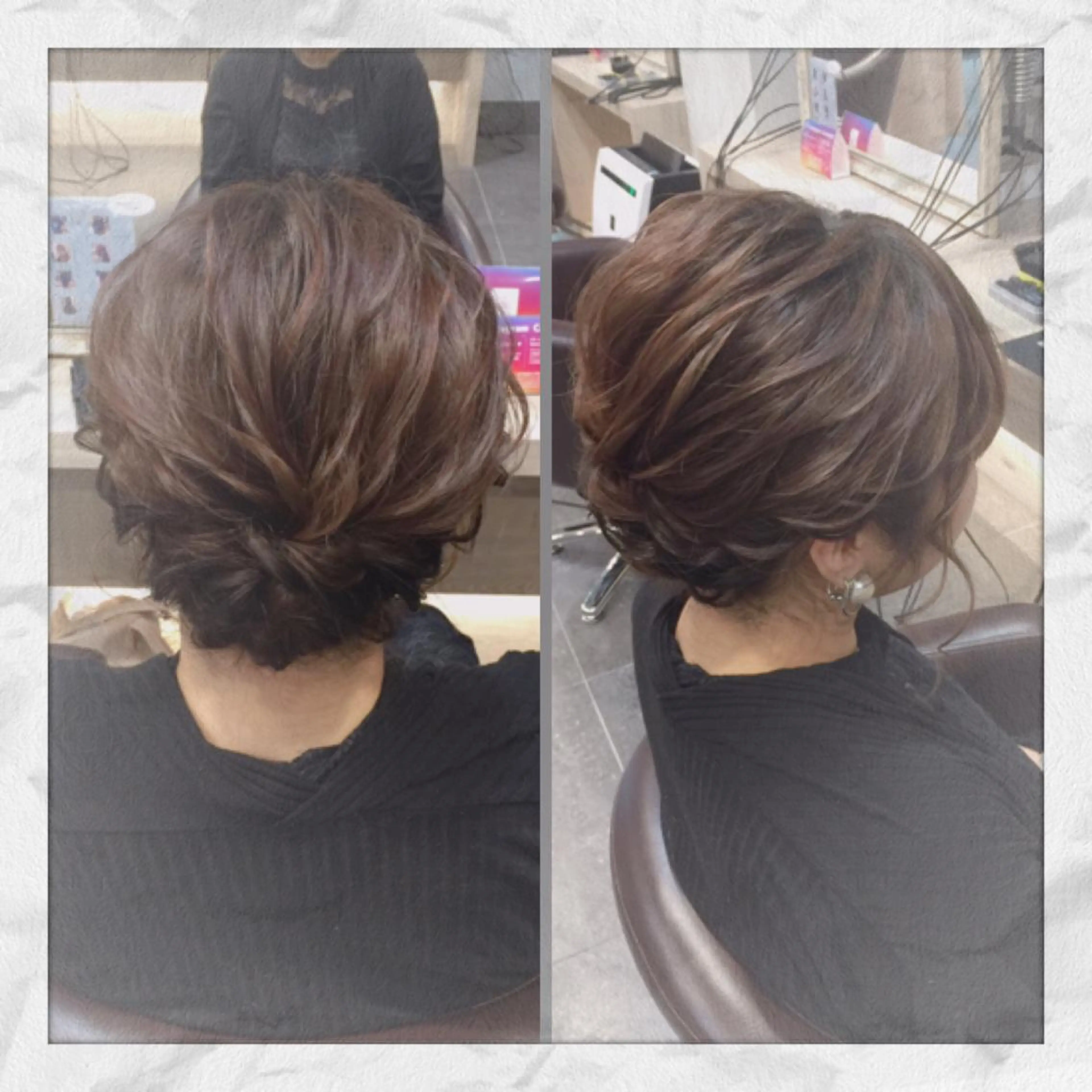 ミディアム ヘアアレンジ ヘアセット ヘアセット/着付け 𓇼 松本 夏美𓇼のヘアスタイル