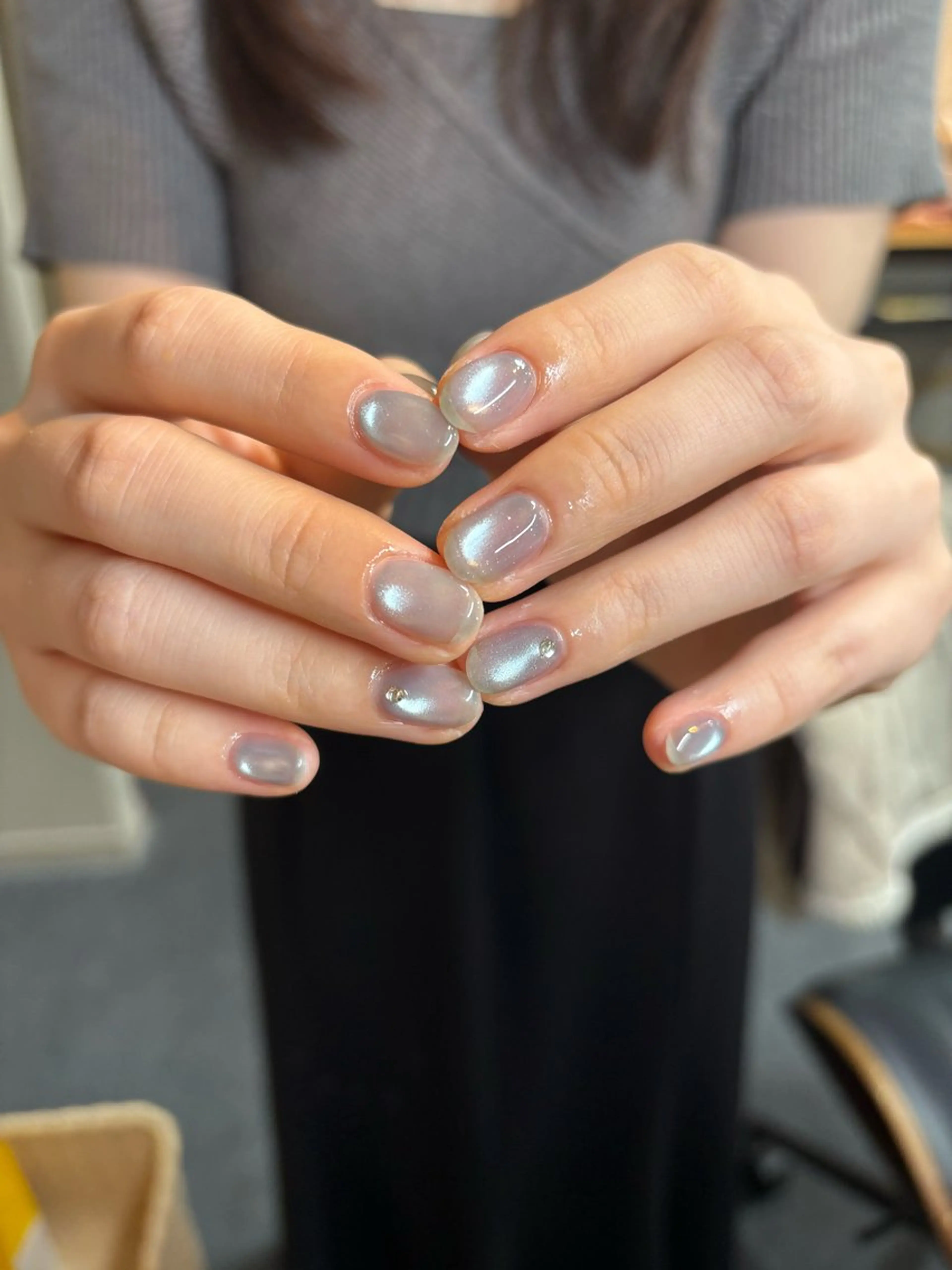 ネイル 氷ネイル・うるうるネイル キラキラネイル マグネットネイル ハンドネイル ハンドケア 🎀NAIL🎀 AI🪄︎︎◝✩のネイルデザイン