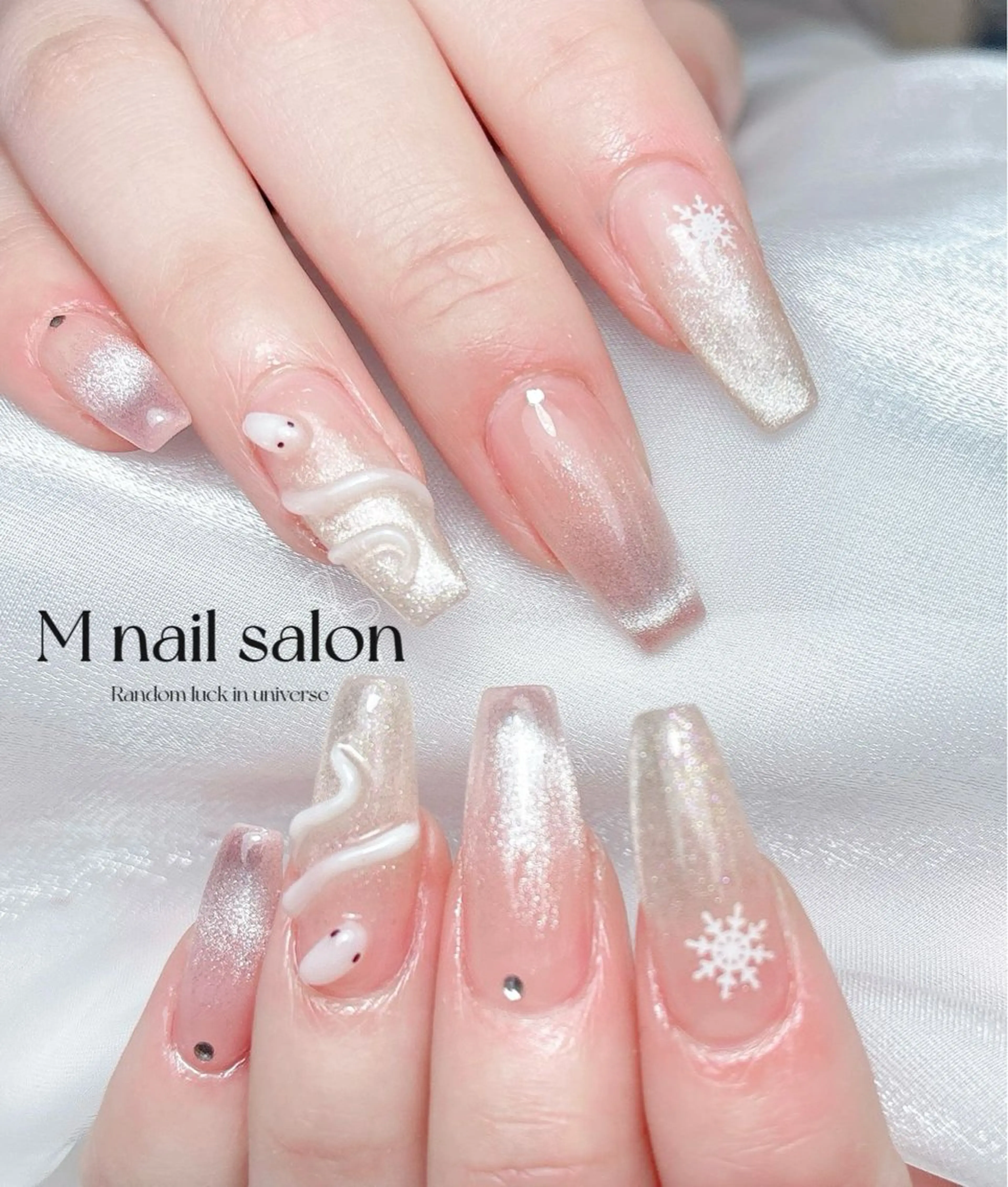 ネイル M🌷nail 長さだし専門店のネイルデザイン
