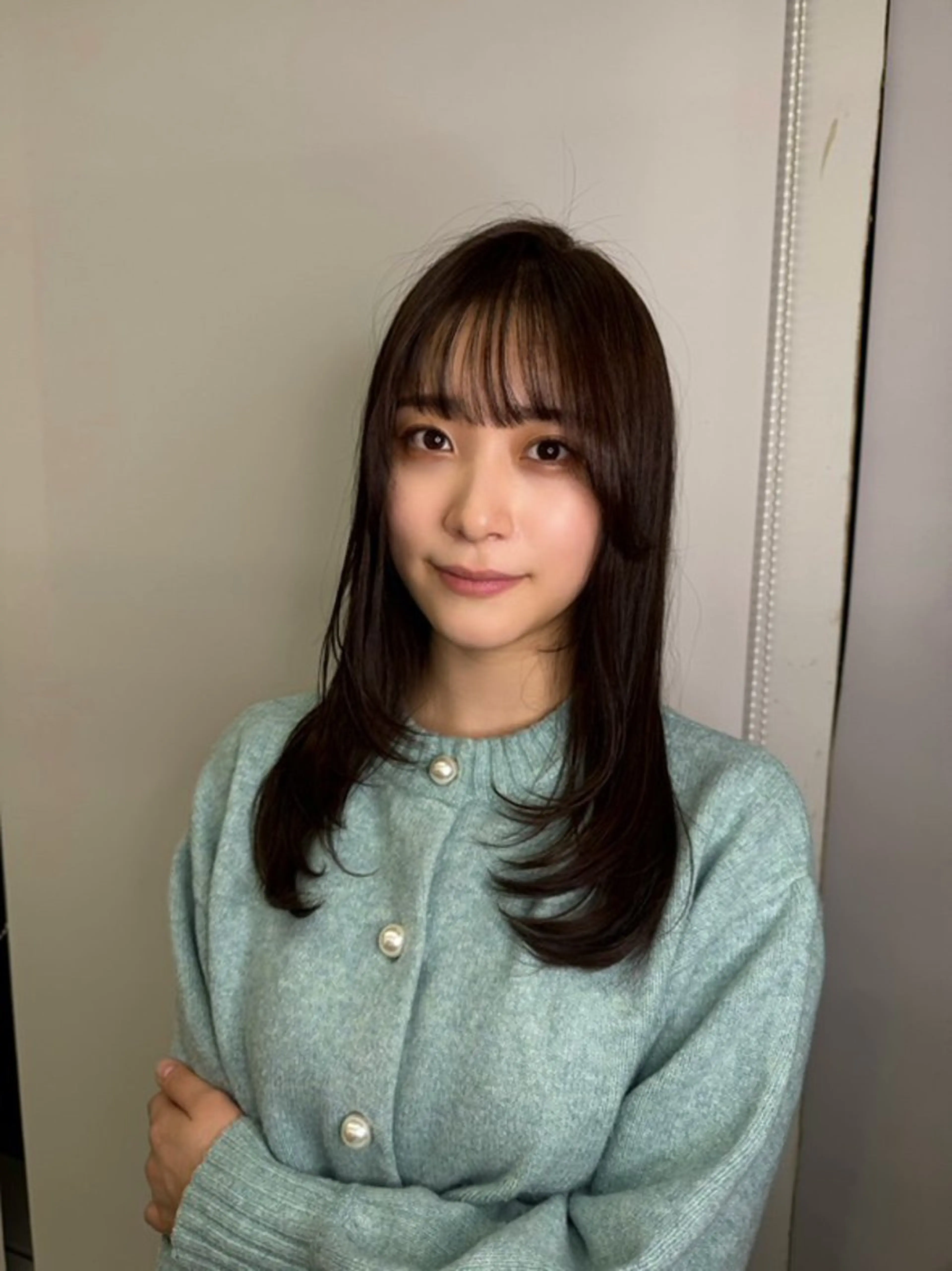 【撮影モデル】ローレイヤーカットの写真