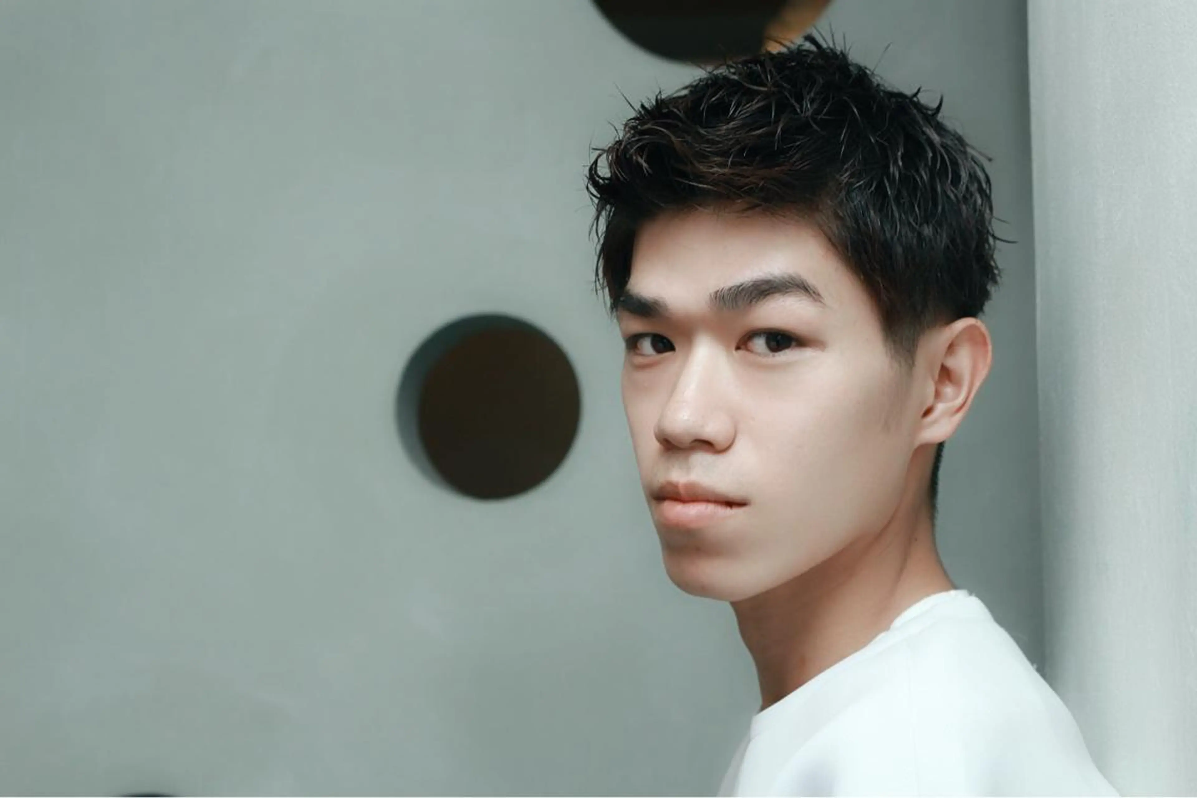 ショート カラー パーマ メンズ 川間 将彦のヘアスタイル