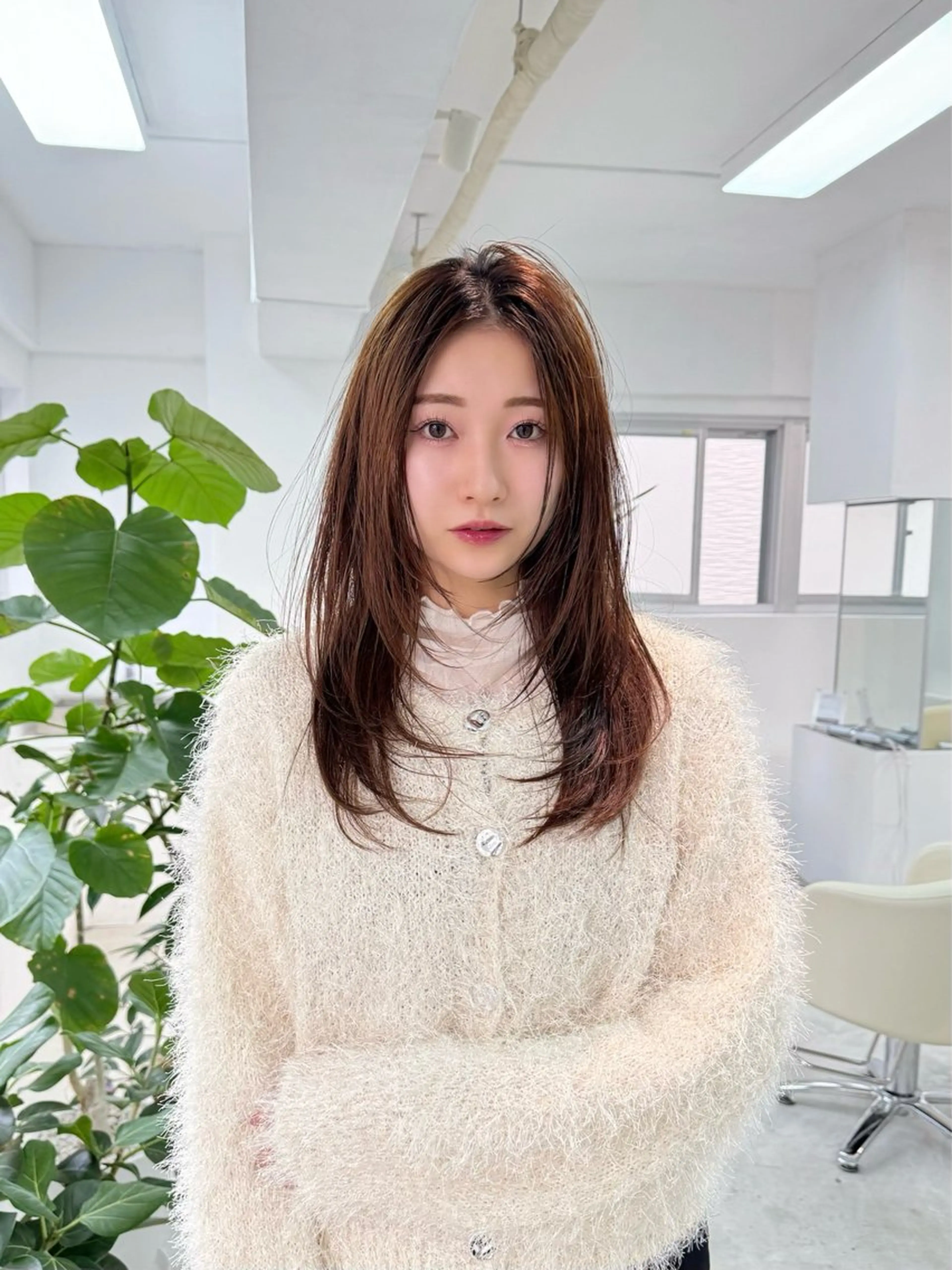 ロング カラー パーマ ヘアアレンジ 🍀髪質改善 ケアカラーrootsのヘアスタイル