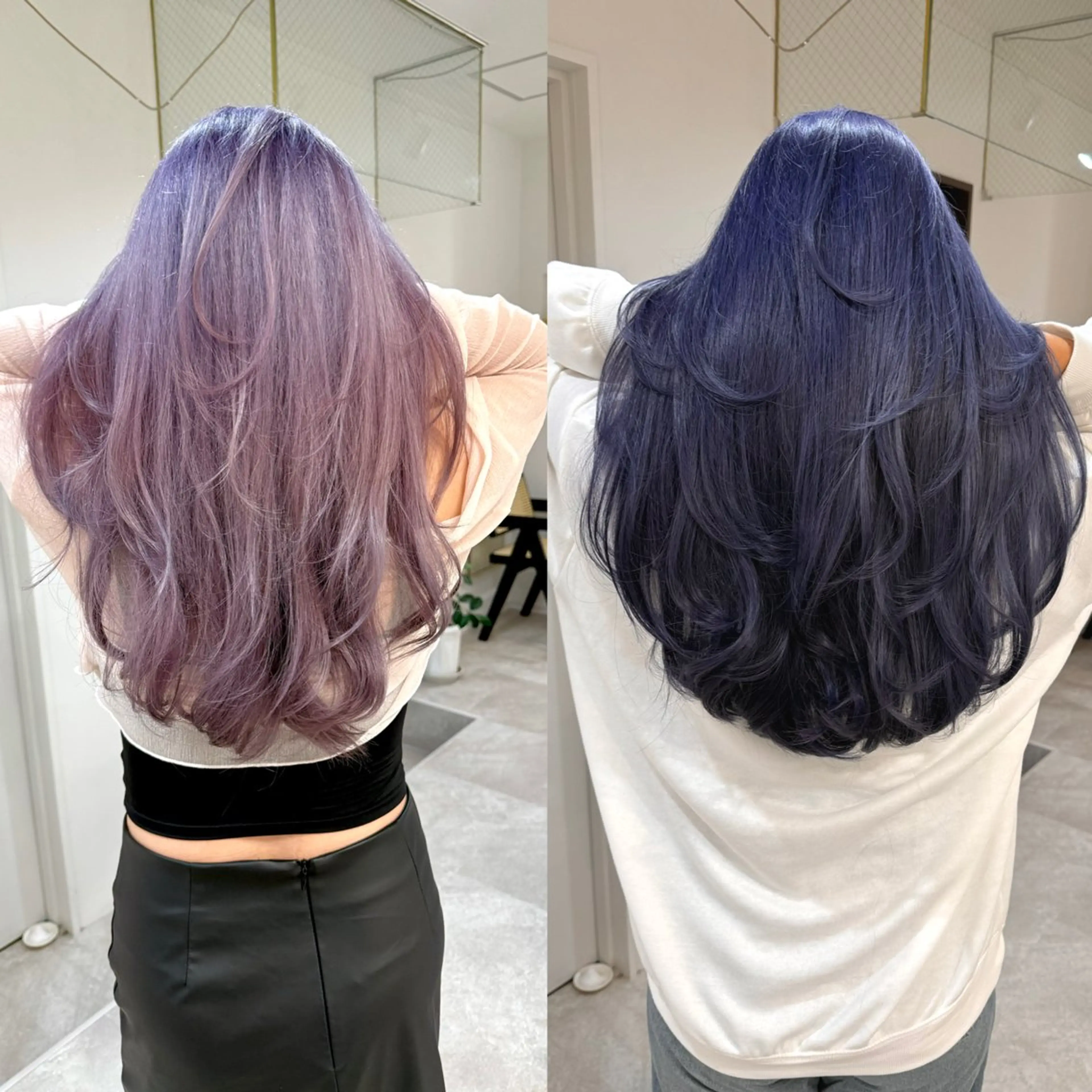 ロング カラー ヘアアレンジ SALOWIN京都河原町Suite店所属・外国人風レイヤー/ ハイトーンSHUのヘアスタイル