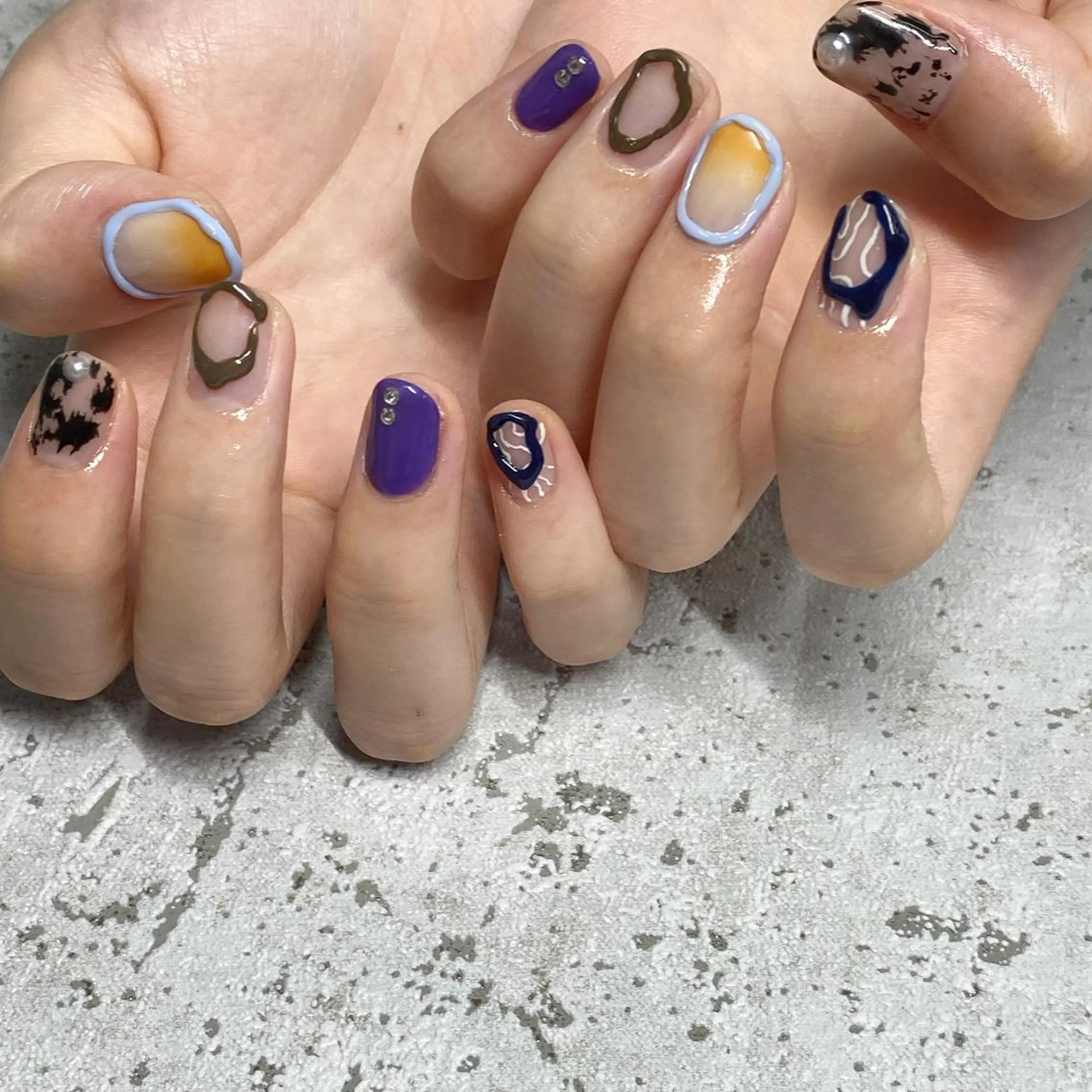 ネイル JERRIE 　 韓国ネイル/自爪育成所属・✴︎JERRIE✴︎ 浮かない◎折れない◎のネイルデザイン