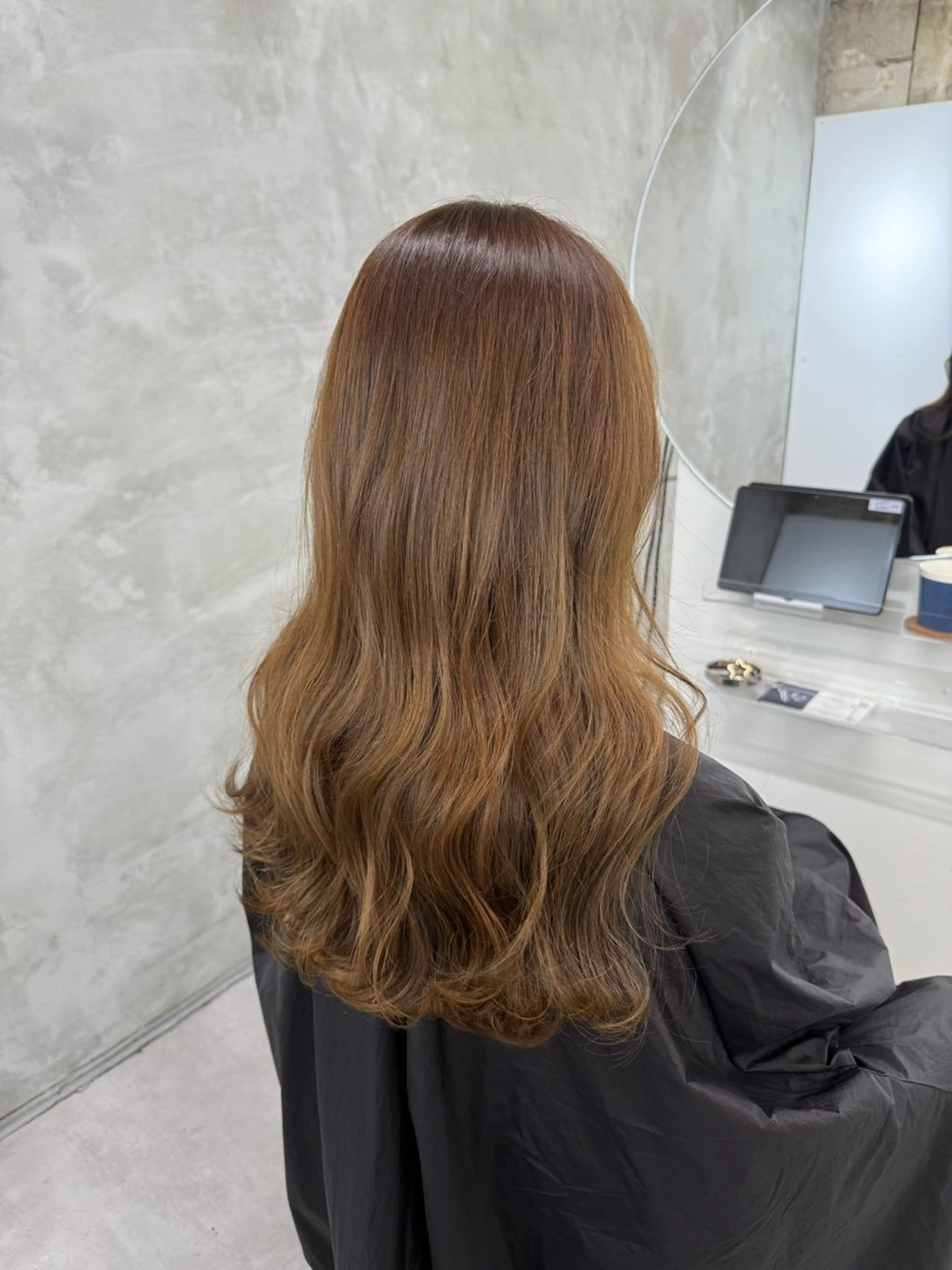 ロング カラー カット ヘアカラー トリートメント yuuna ✮ レイヤーカットのヘアスタイル