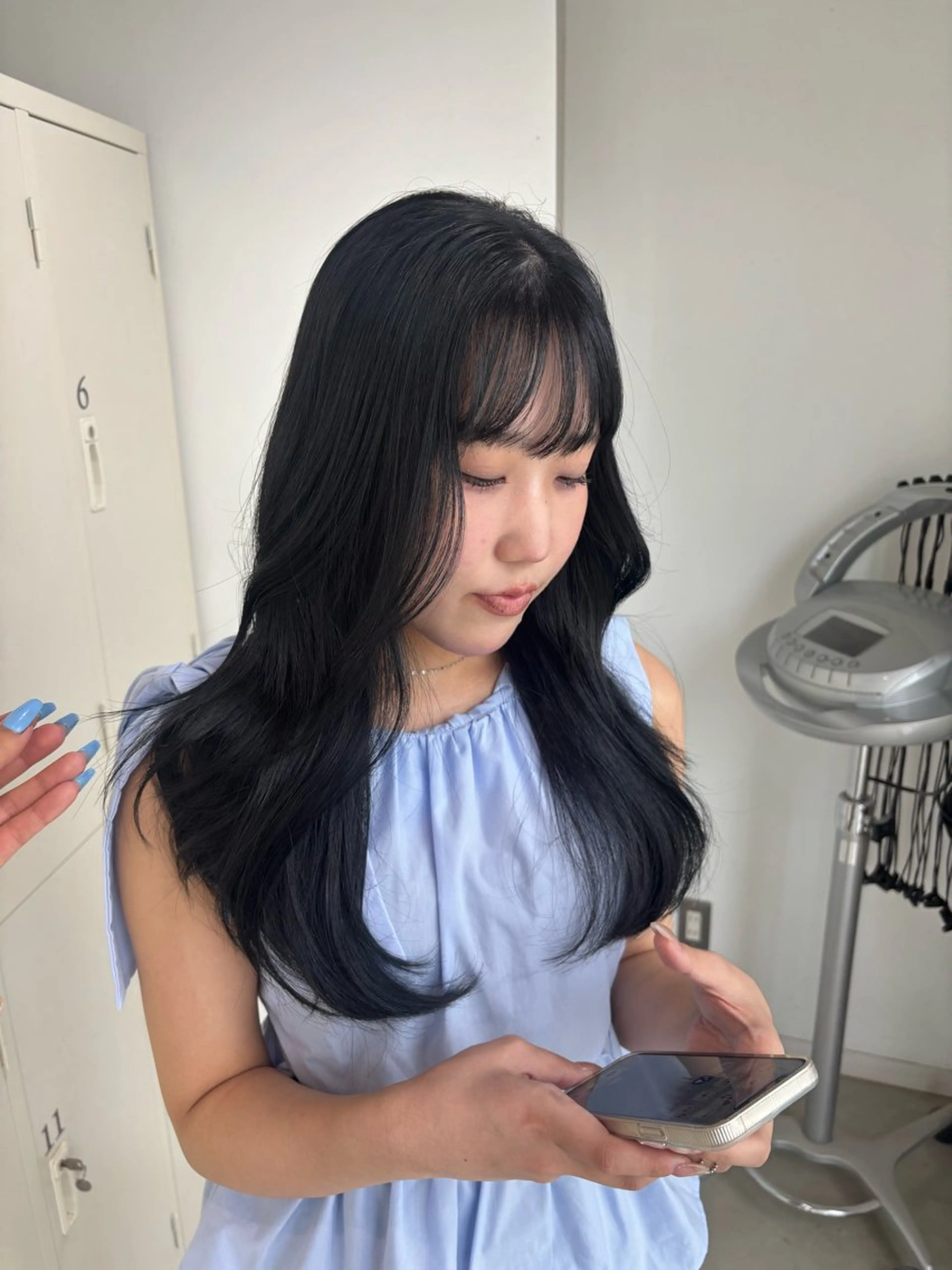 ロング カラー EIGHT ／SHU🩶のヘアスタイル