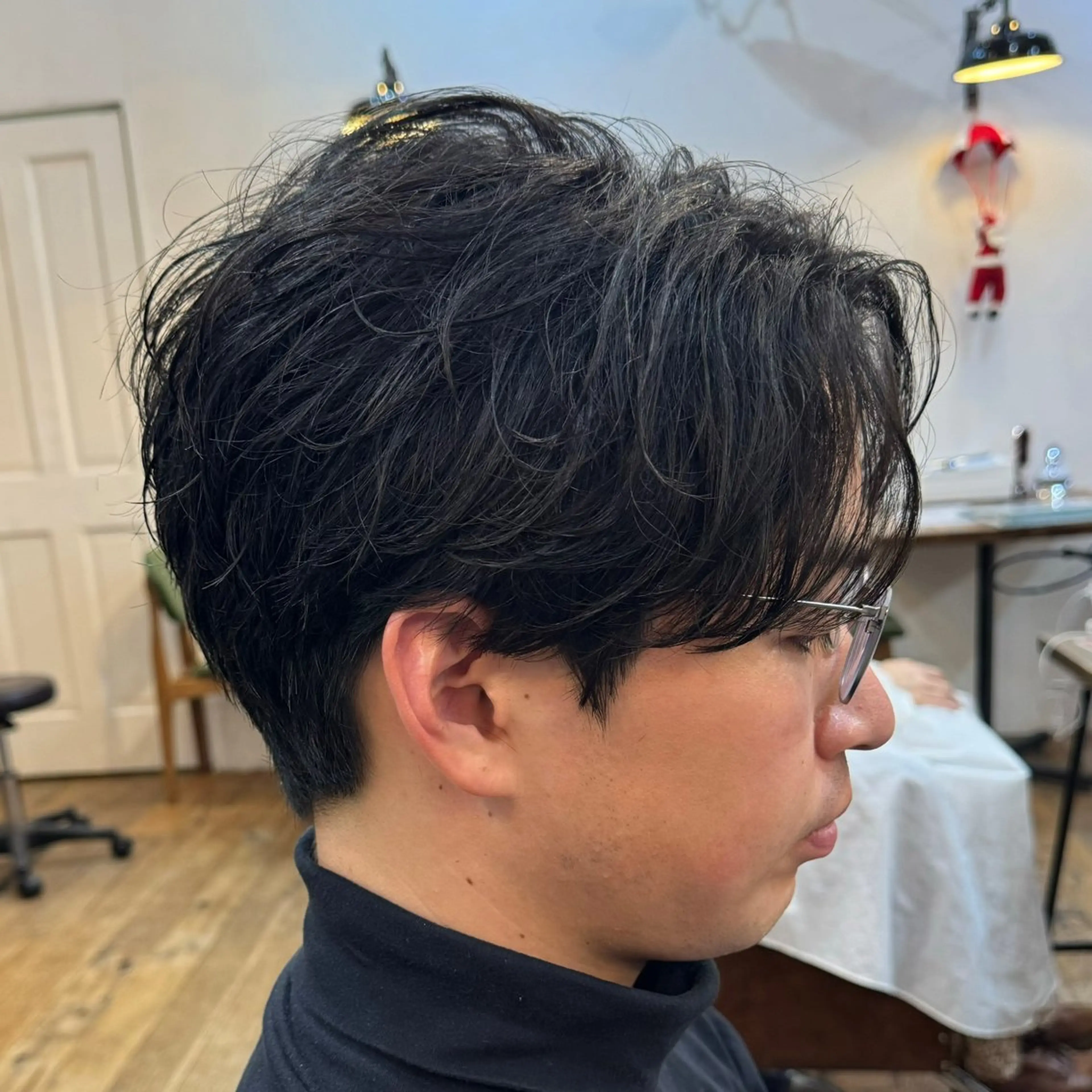 パーマ メンズ カット パーマ 🐋湊 ゆうき 🫧のヘアスタイル