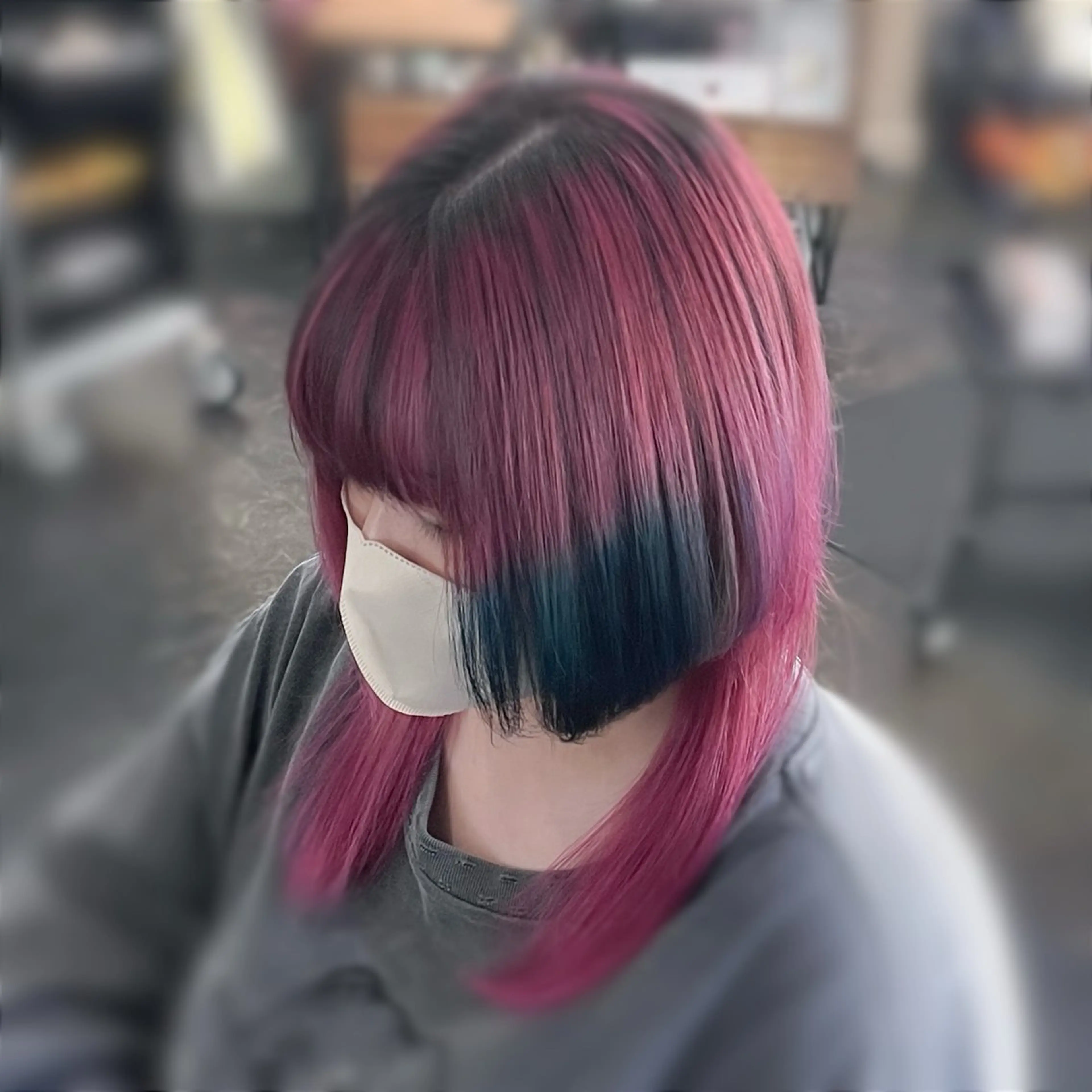 ロング カラー ブリーチ ケアブリーチ ヘアカラー トリートメント Kimura Shinyaのヘアスタイル